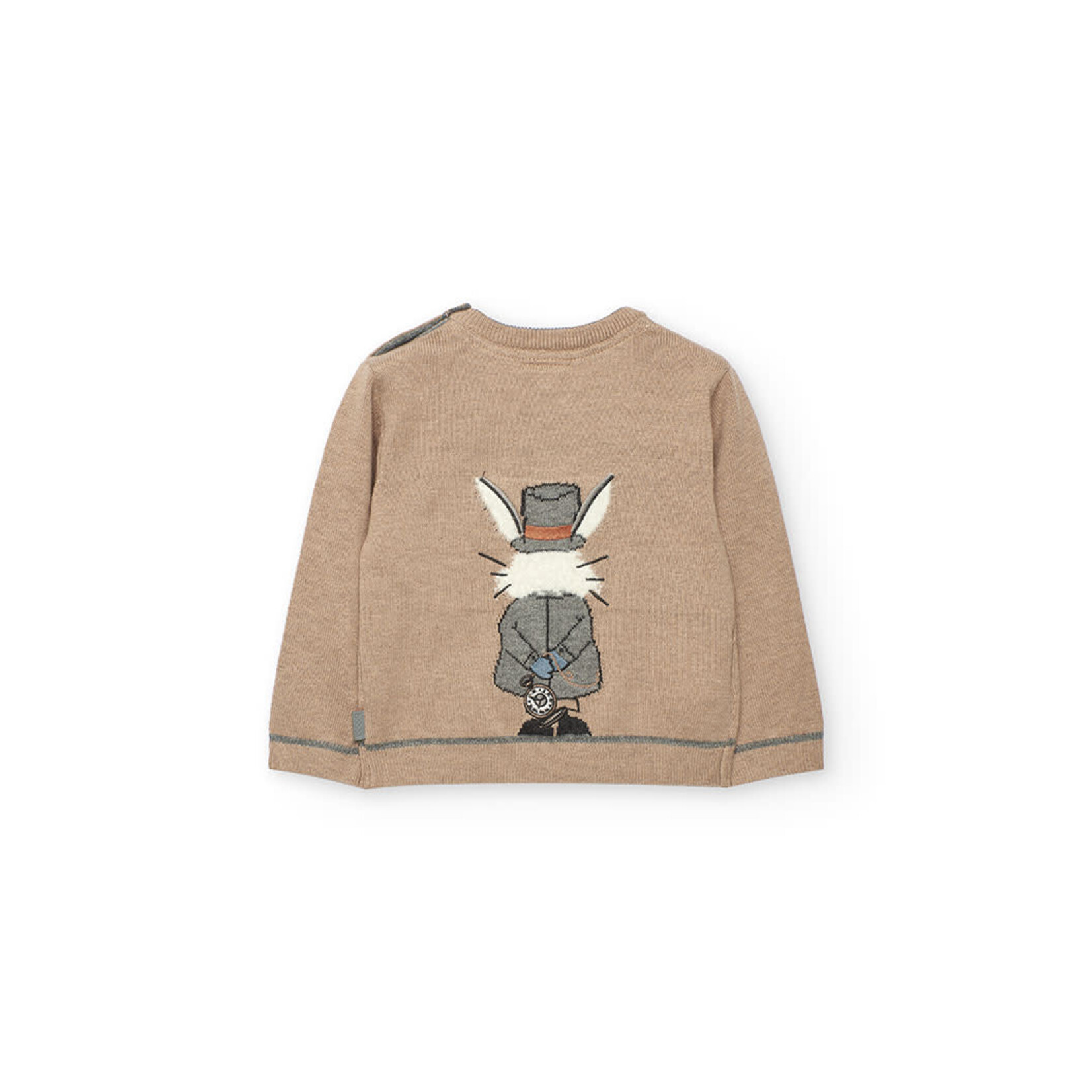 Boboli Boboli Knitwear pullover for baby boy -BCI beige 712044B