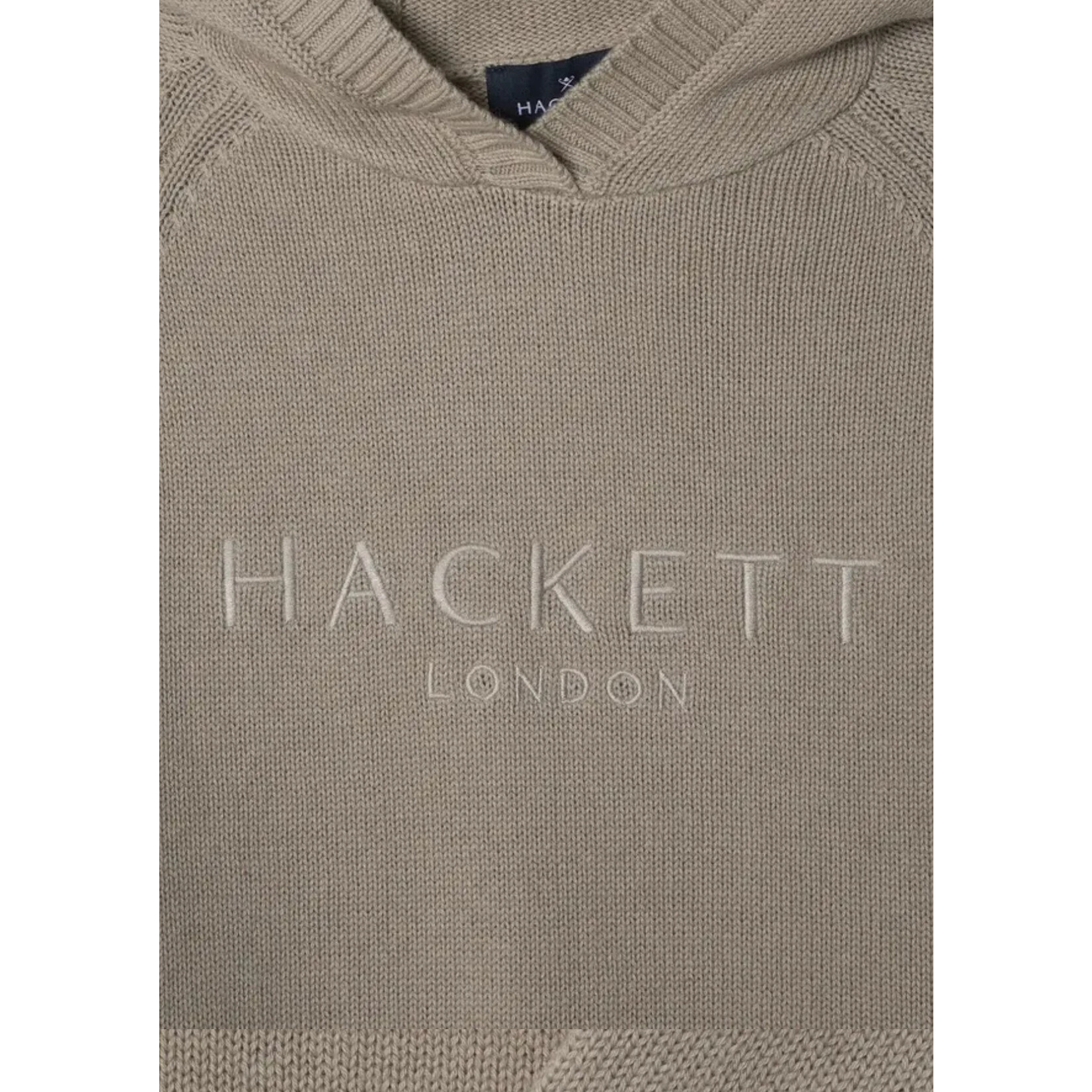 Hackett Hackett KNITTED HODDIE 836STONE BEIGE - HK7000002836