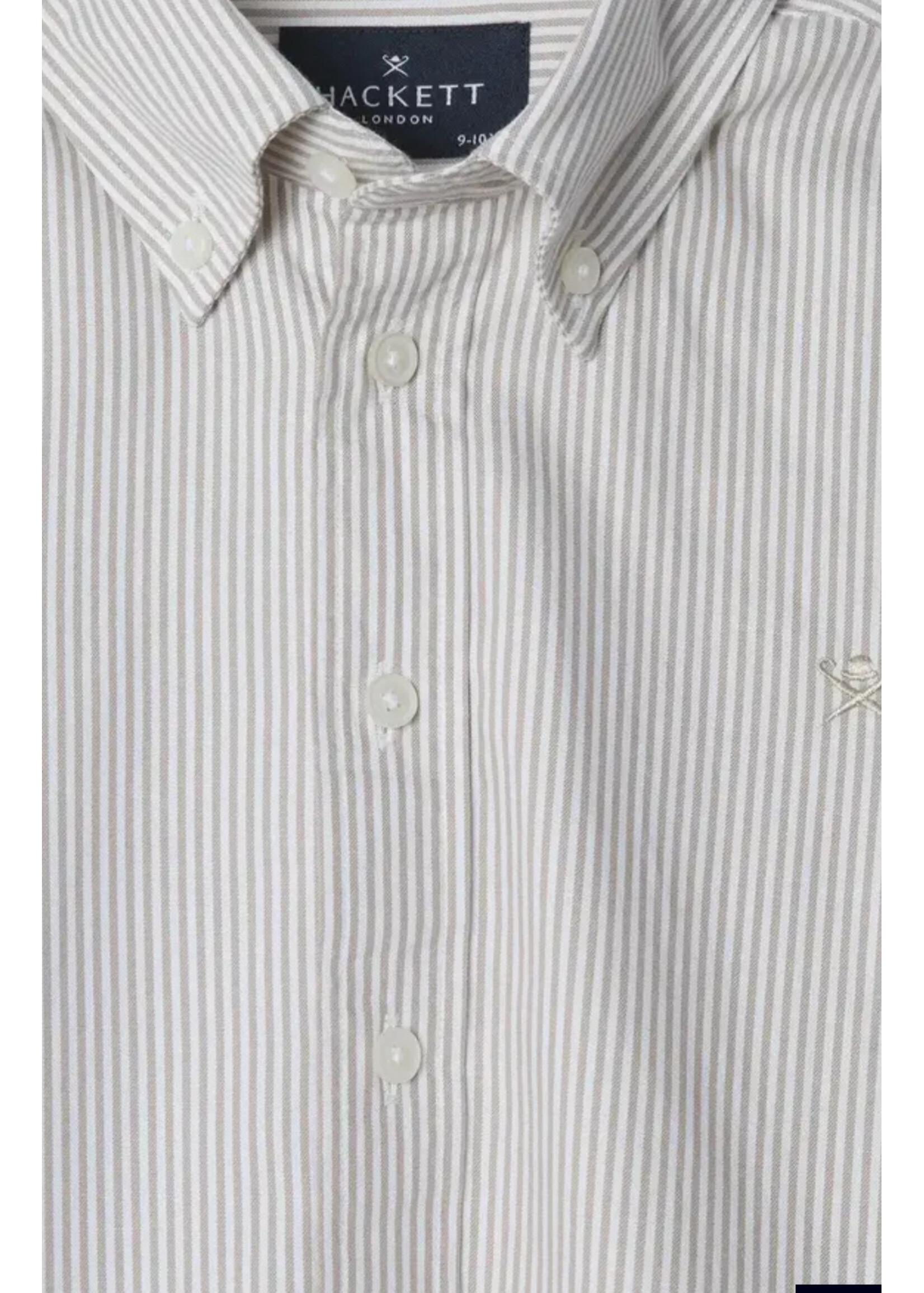 Hackett Hackett ESS OXFORD STRIPE 845MALT BEIGE - HK3000005845