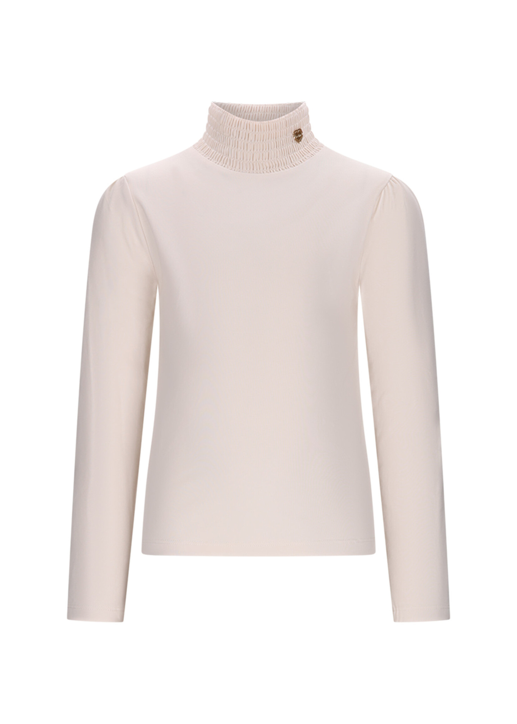 Le Chic Le Chic NOUCHKA smocked collar T-shirt C508-5420 Warm Winter White