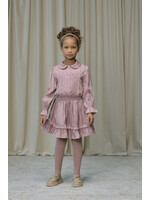 Le Chic Le Chic SWANTA silky ruffle dress C508-5810 Sweet Cerise