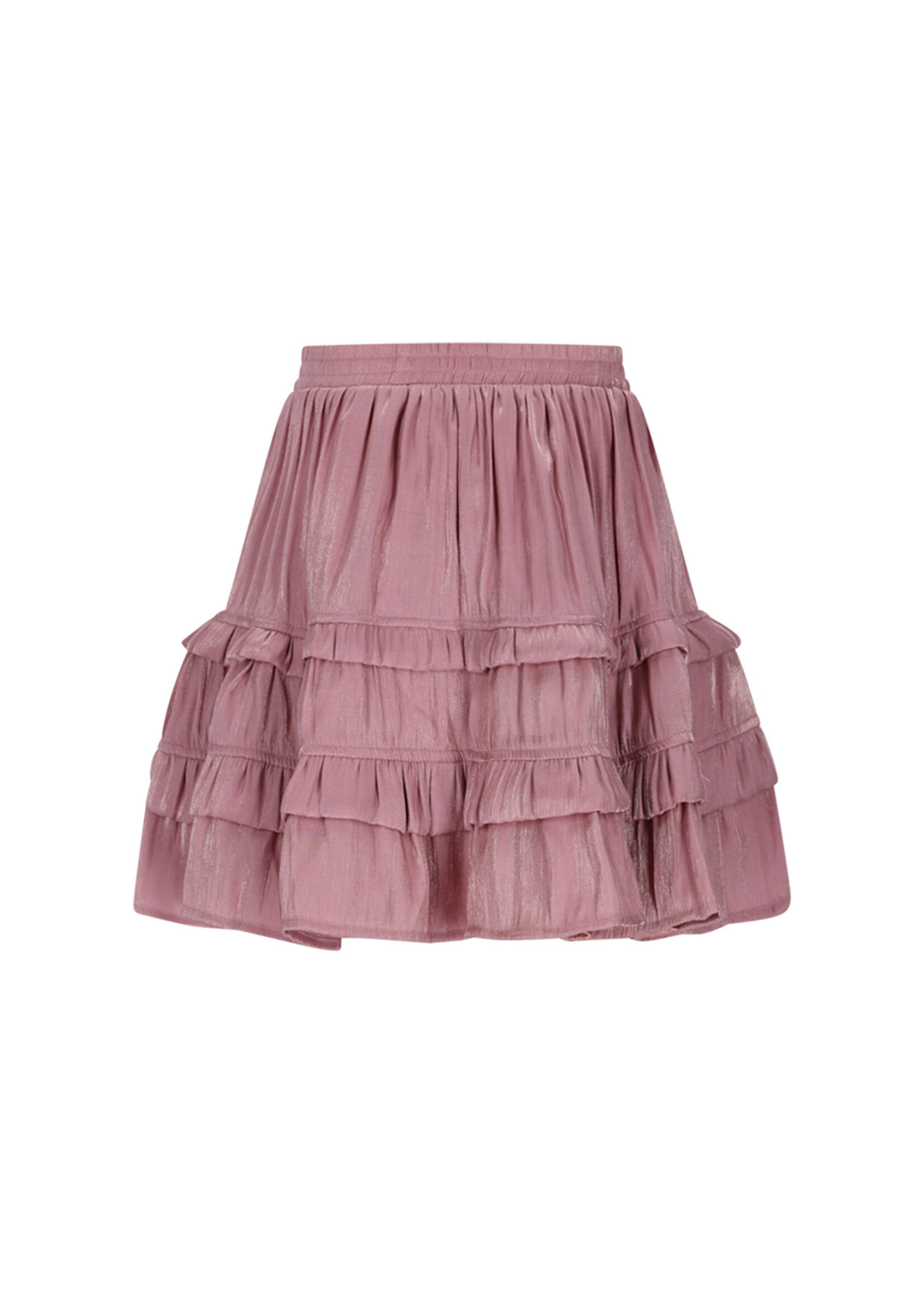 Le Chic Le Chic THAMSIN silky ruffle skirt C508-5700 Sweet Cerise