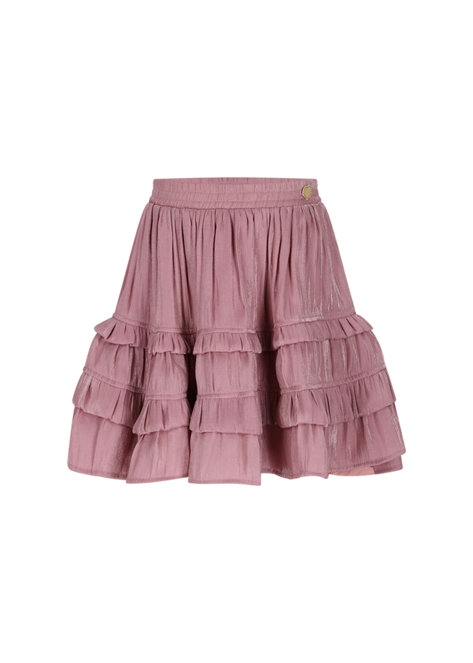 Le Chic Le Chic THAMSIN silky ruffle skirt C508-5700 Sweet Cerise