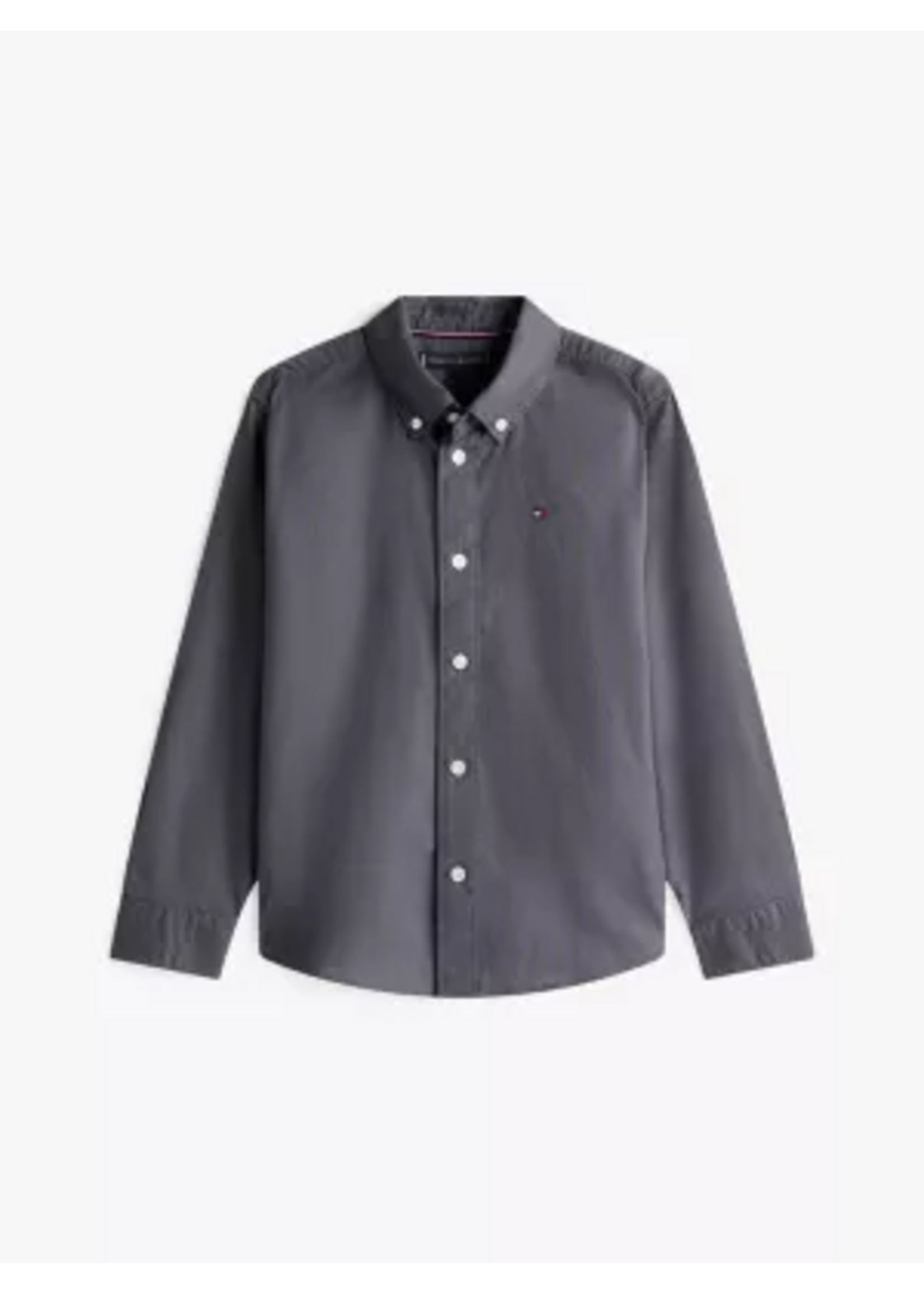 Tommy Hilfiger Tommy Hilfiger FLAG OXFORD SHIRT LS, PT2 KB0KB10192PT2 Washed Black