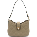 Tasje beige met kort hengsel