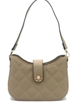 Tasje beige met kort hengsel