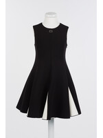 Twinset Twinset ABITO IN SCUBA BLOCK COLOR BIC.NERO/OFF WHITE - 242GJ2011