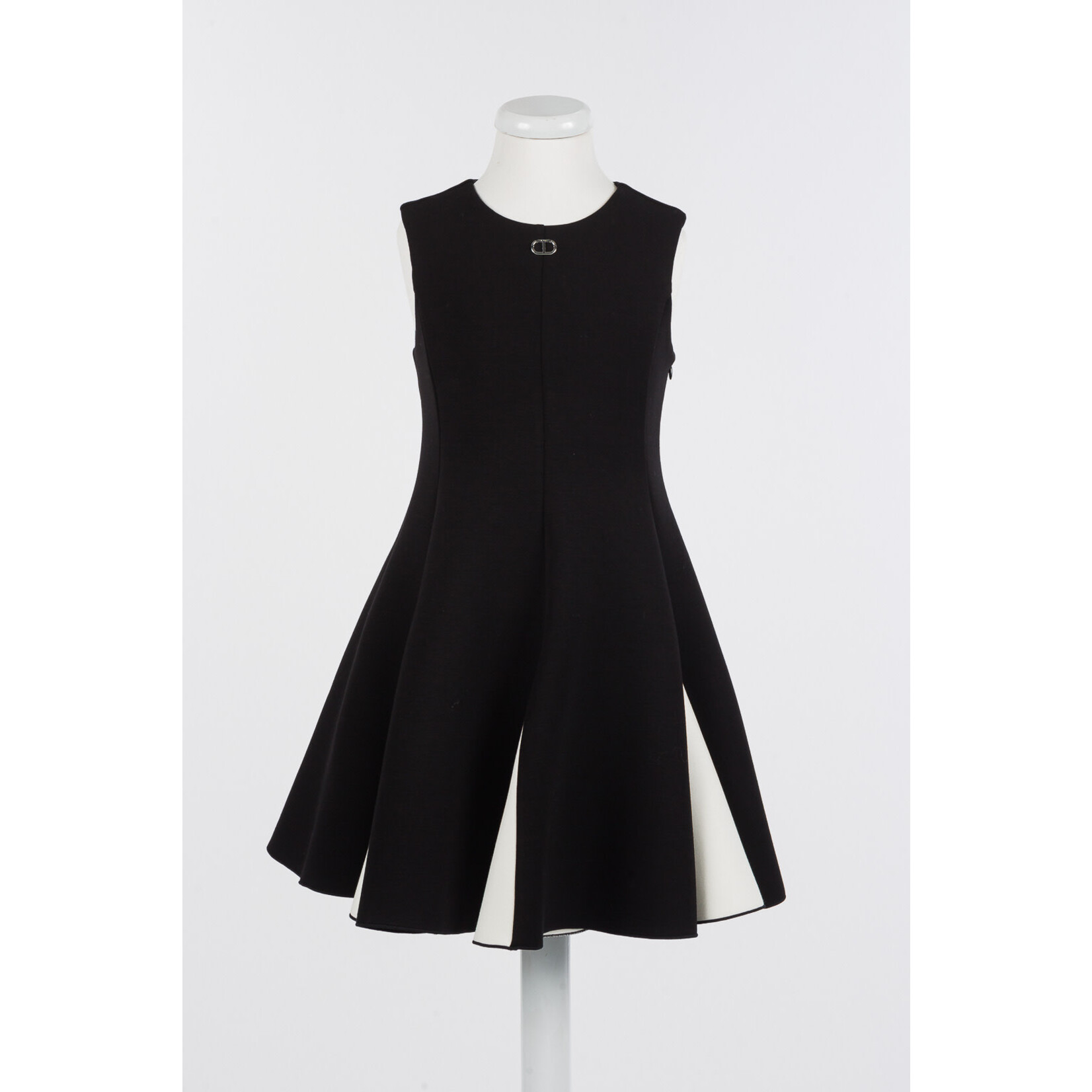 Twinset Twinset ABITO IN SCUBA BLOCK COLOR BIC.NERO/OFF WHITE - 242GJ2011