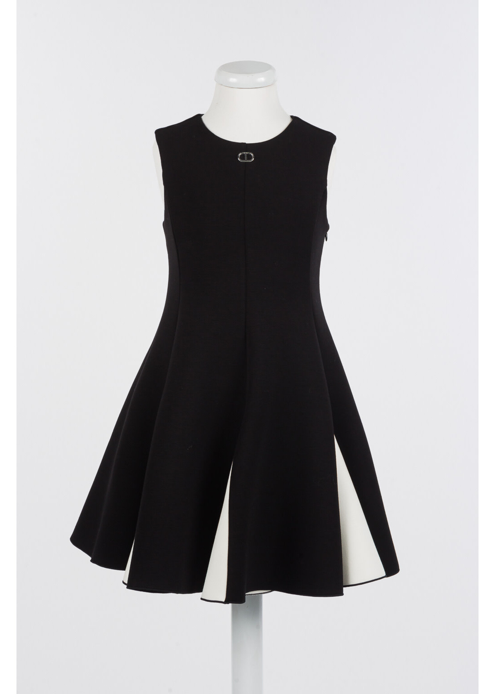 Twinset Twinset ABITO IN SCUBA BLOCK COLOR BIC.NERO/OFF WHITE - 242GJ2011