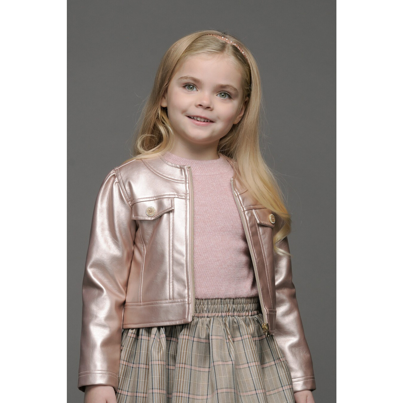 Le Chic Le Chic ARLETTE fake leather jacket  rose
