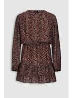 Nobell Nobell Mayal AOP Dress Q508-3800 Animal Brown