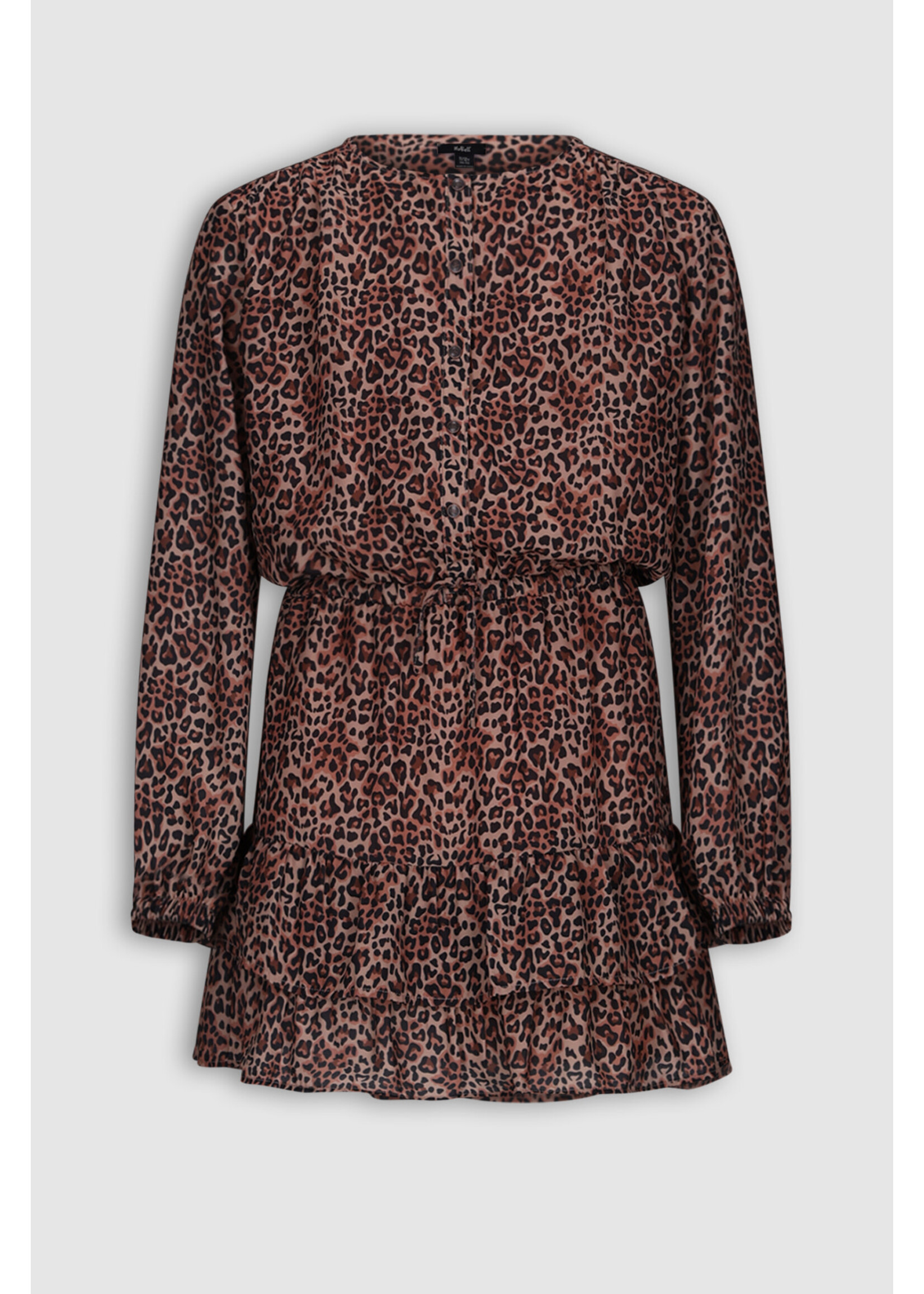 Nobell Nobell Mayal AOP Dress Q508-3800 Animal Brown