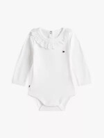 Tommy Hilfiger Tommy Hilfiger BRODERIE COLLAR BODY, YBR KN0KN02096YBR White