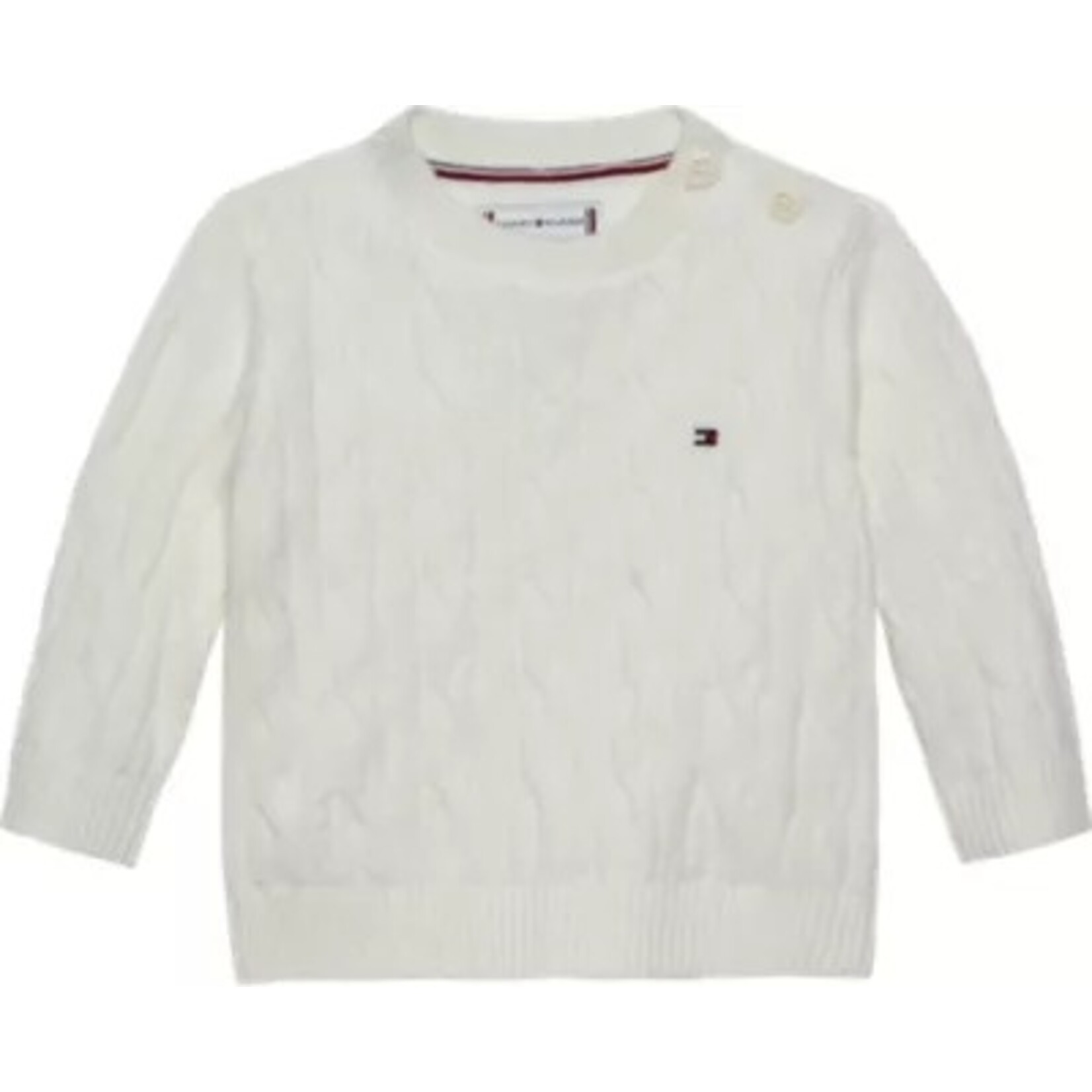 Tommy Hilfiger Tommy Hilfiger CABLE SWEATER, YA8 KN0KN02089YA8 Ivory Silk