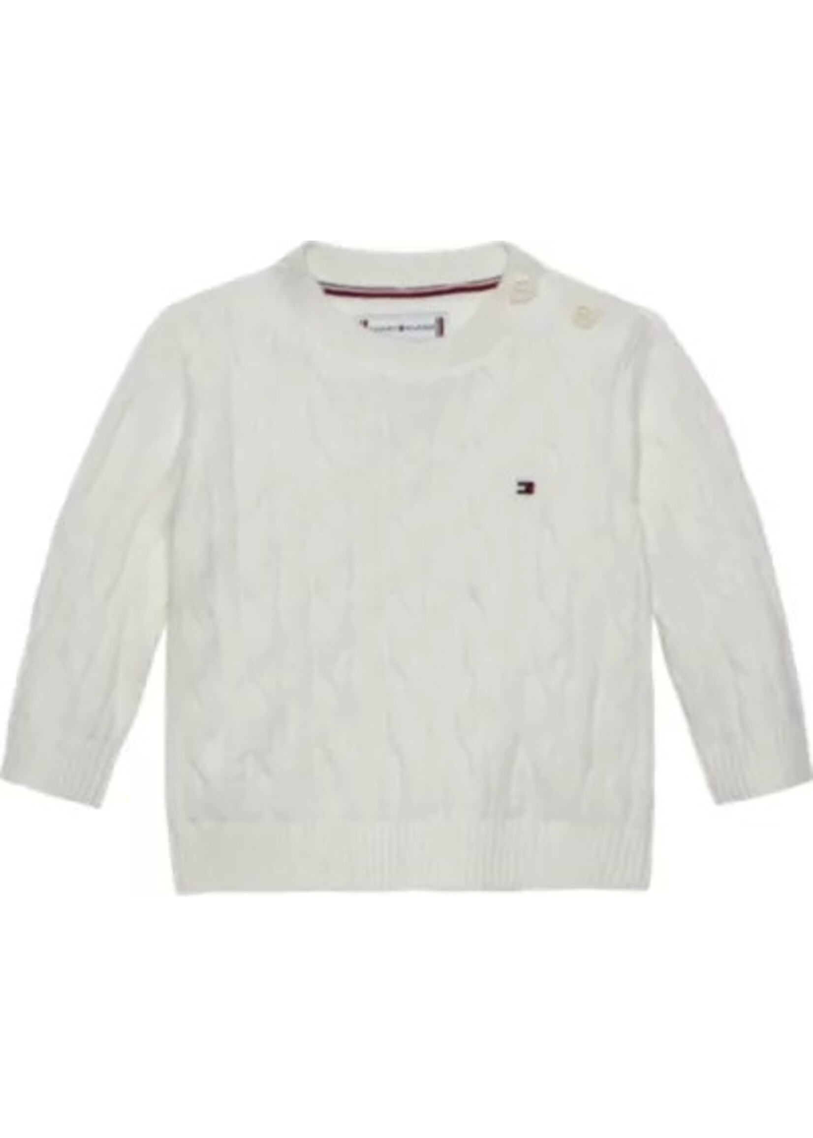 Tommy Hilfiger Tommy Hilfiger CABLE SWEATER, YA8 KN0KN02089YA8 Ivory Silk