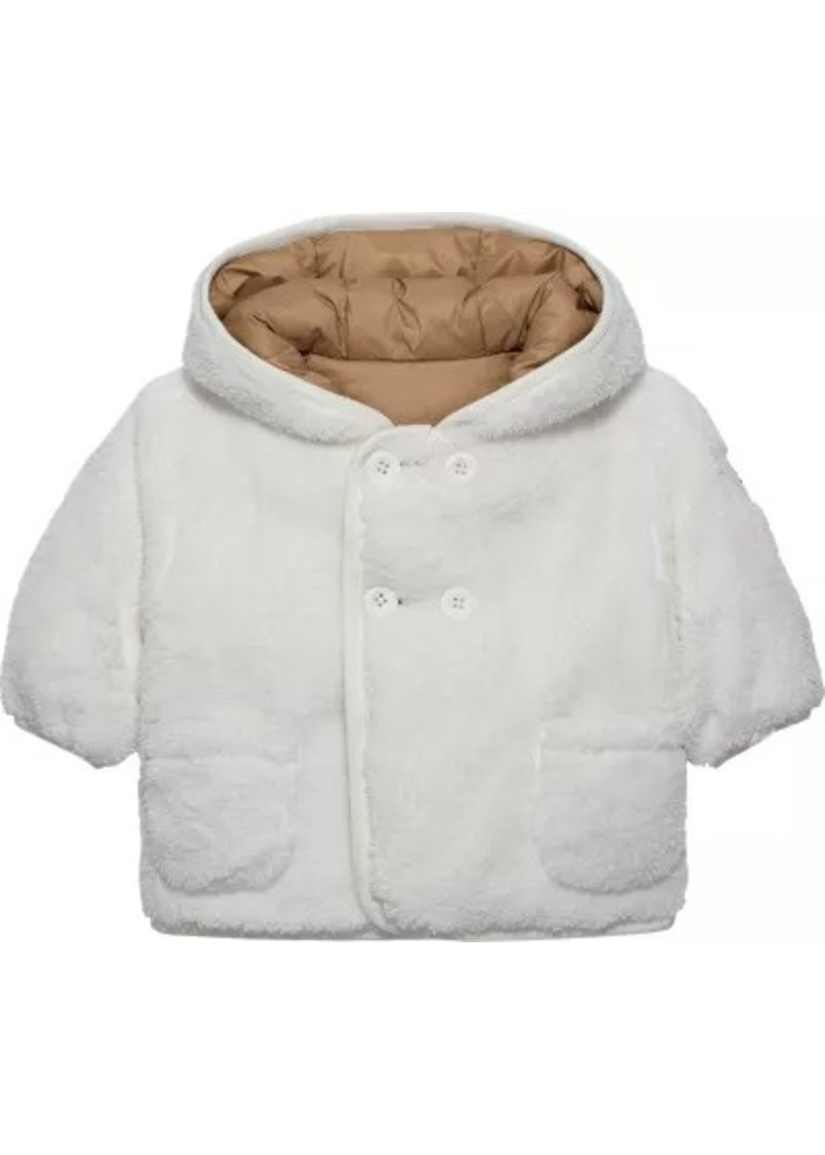 Tommy Hilfiger Tommy Hilfiger REVERSIBLE TEDDY JAC, GUQ KN0KN02064GUQ Malted Milk