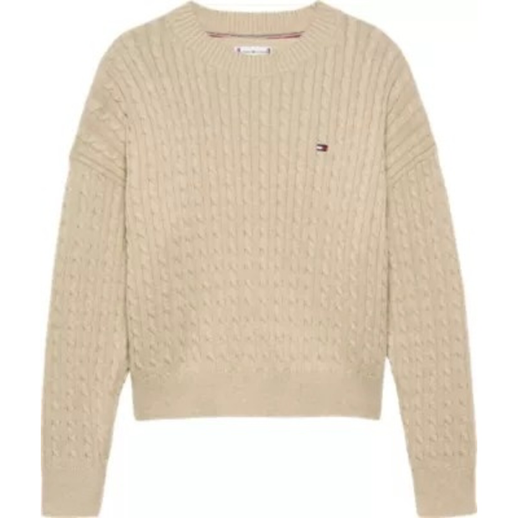Tommy Hilfiger Tommy Hilfiger CABLE SWEATER, AFO KG0KG08848AFO Malted Milk Heather