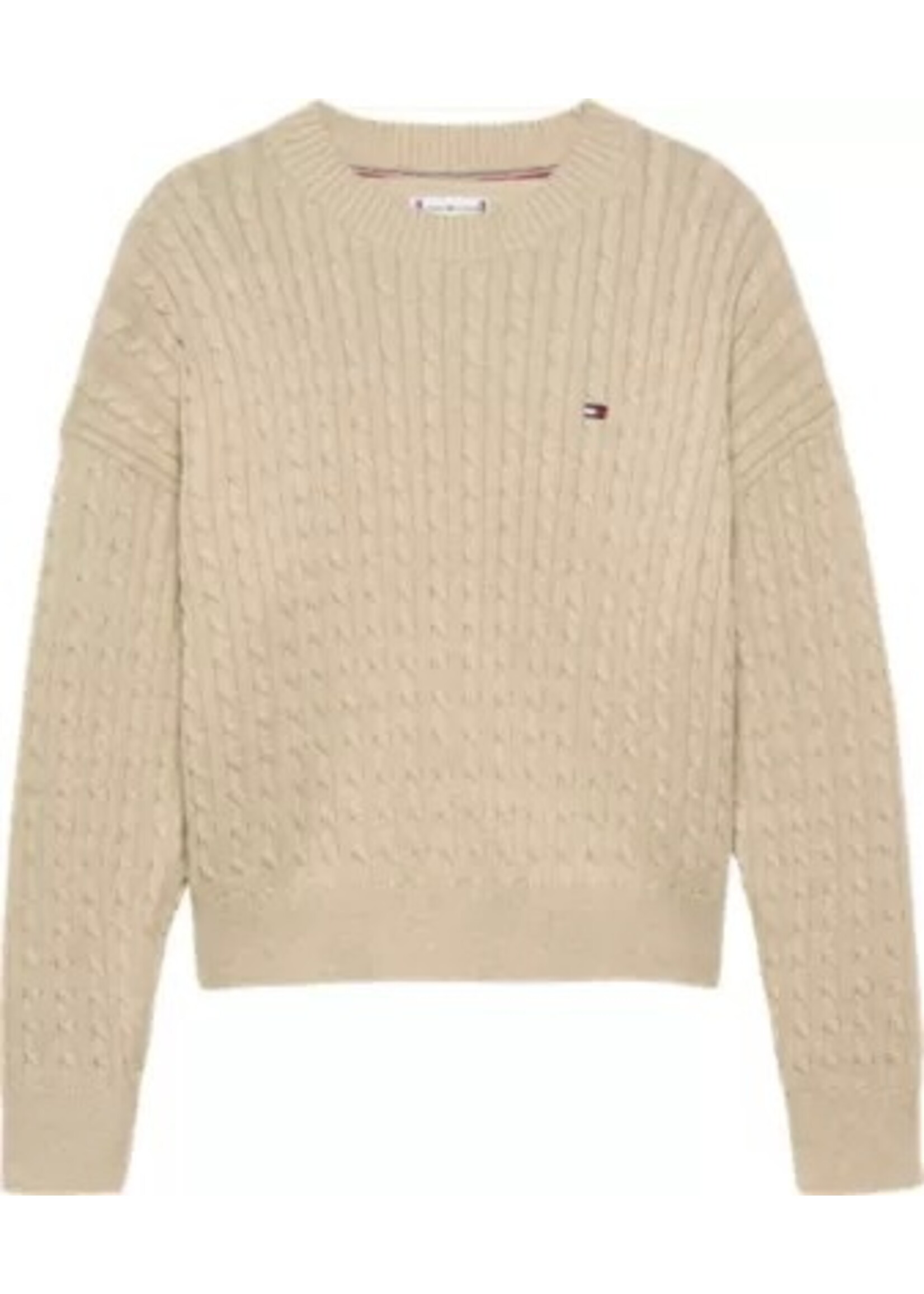 Tommy Hilfiger Tommy Hilfiger CABLE SWEATER, AFO KG0KG08848AFO Malted Milk Heather
