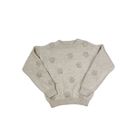 Two You Label Two You Label Noah knitted Flower Jumper | Oat