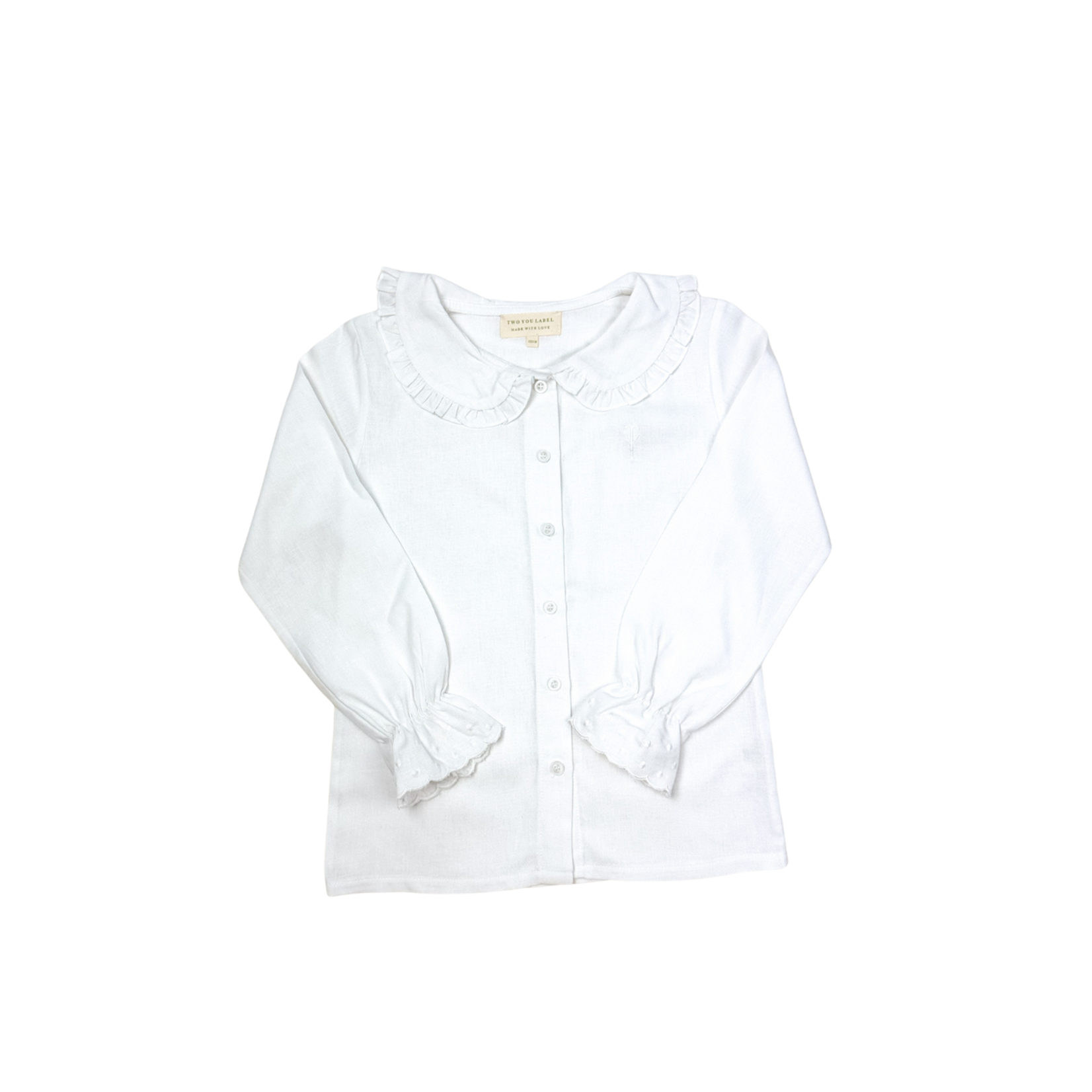 Two You Label Two You Label Lisa linen blouse | White