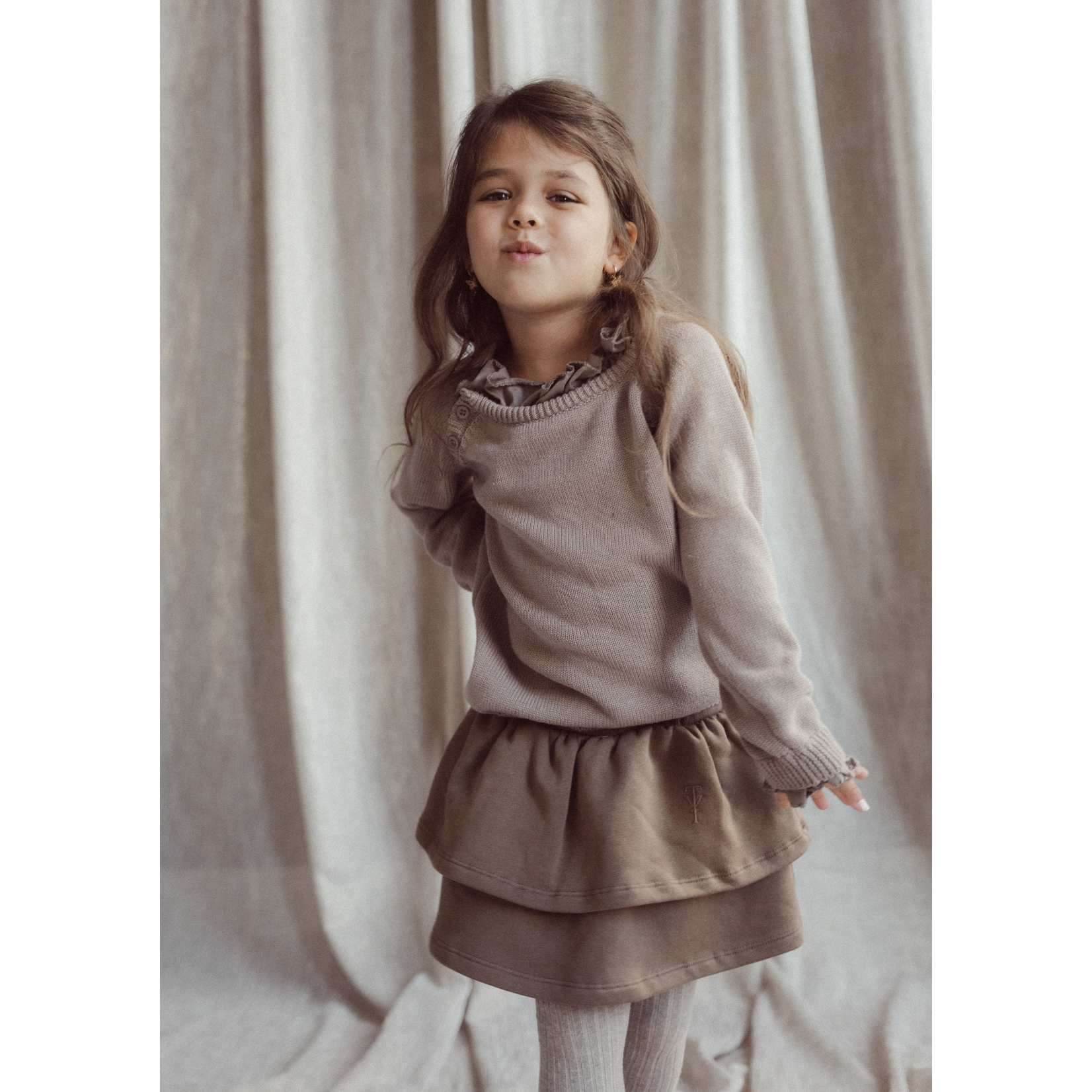 Two You Label Two You Label Dani Knitted  Jumper | Brown