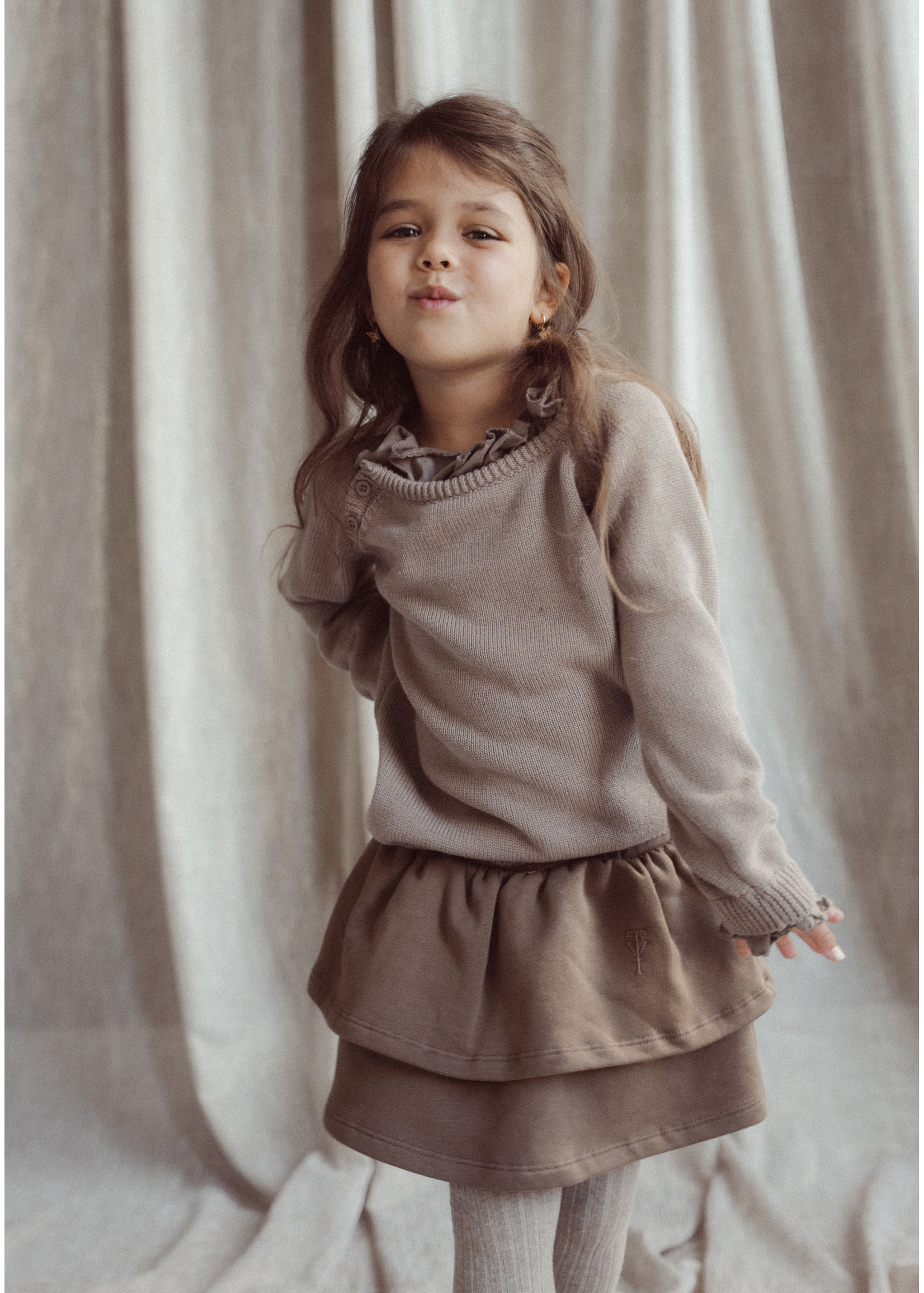 Two You Label Two You Label Dani Knitted  Jumper | Brown