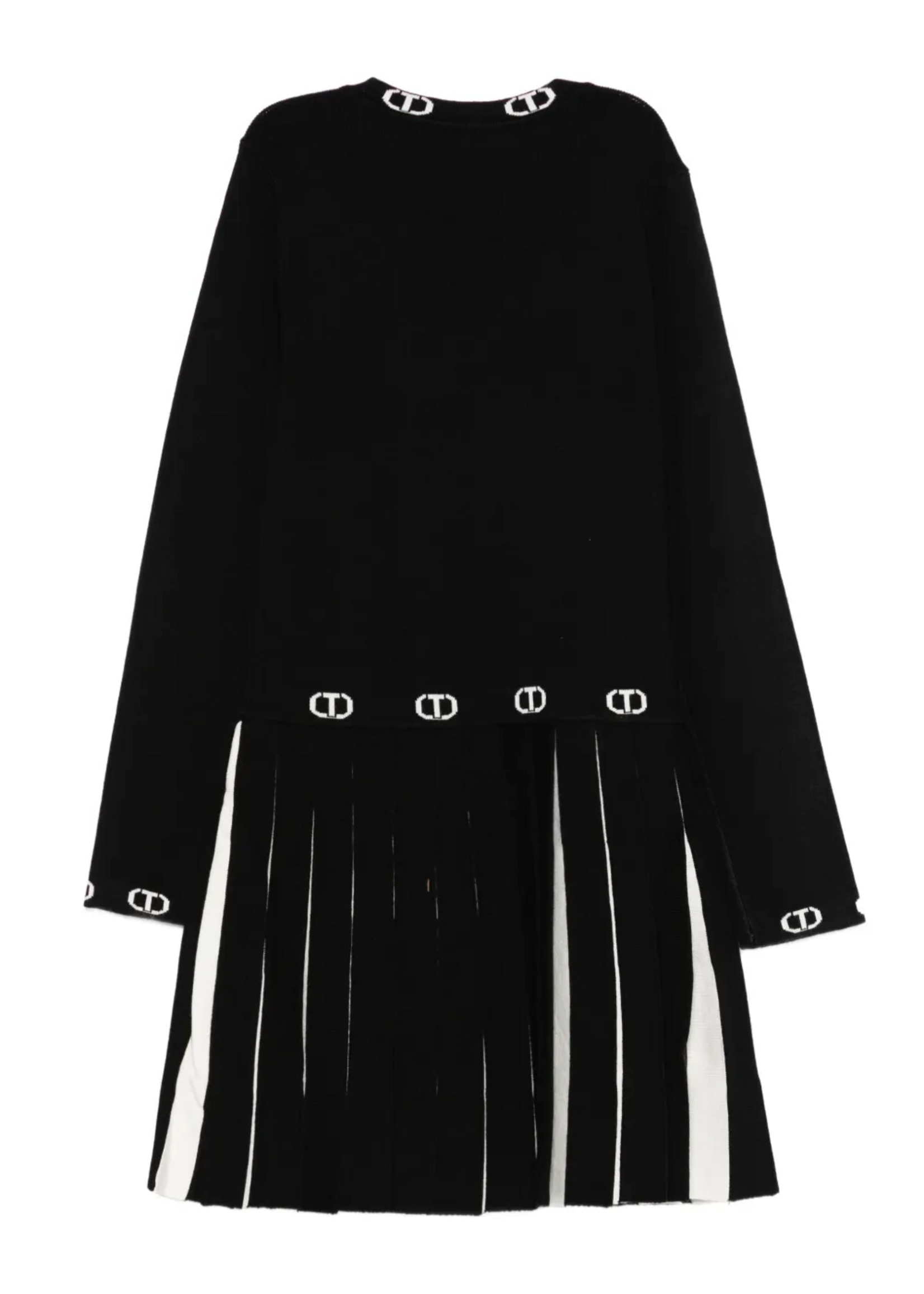 Twinset Twinset ABITO BIC.NERO/OFF WHITE - 252GJ3101