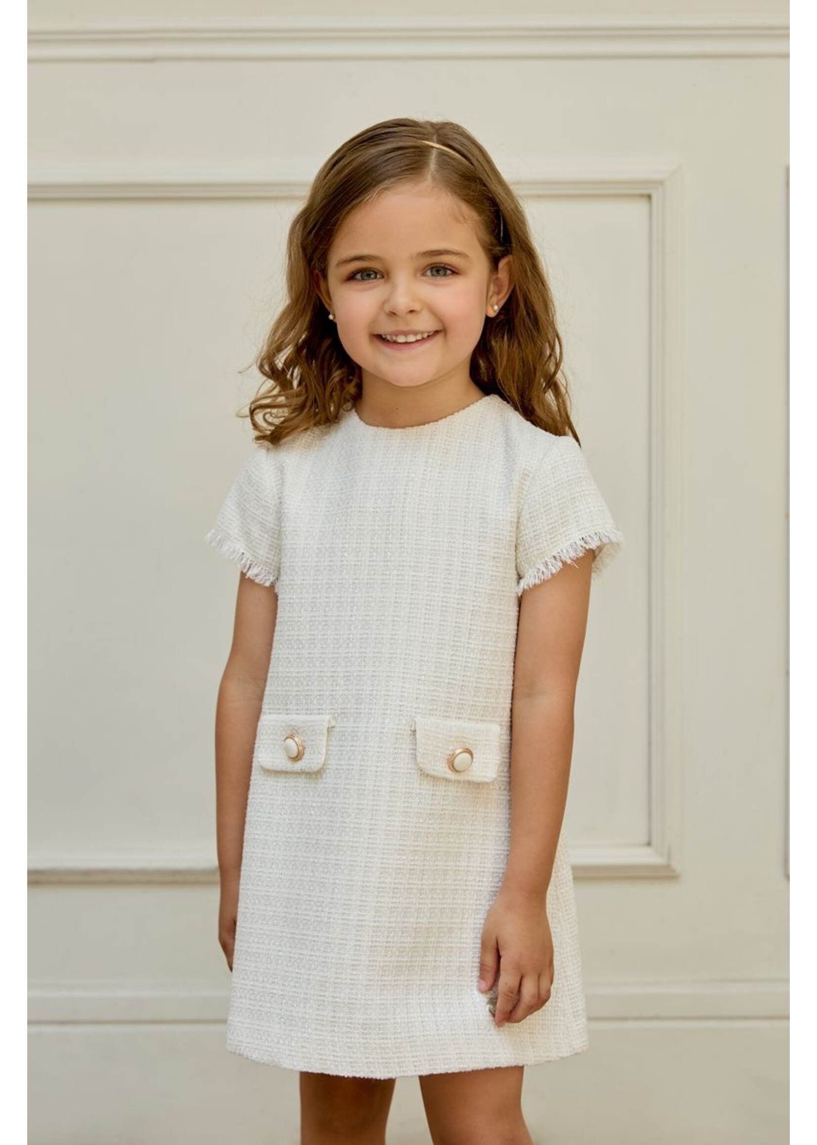 Martin Aranda Martin Aranda VESTIDO TELA NIÑA DERBY Crudo - 047-21276