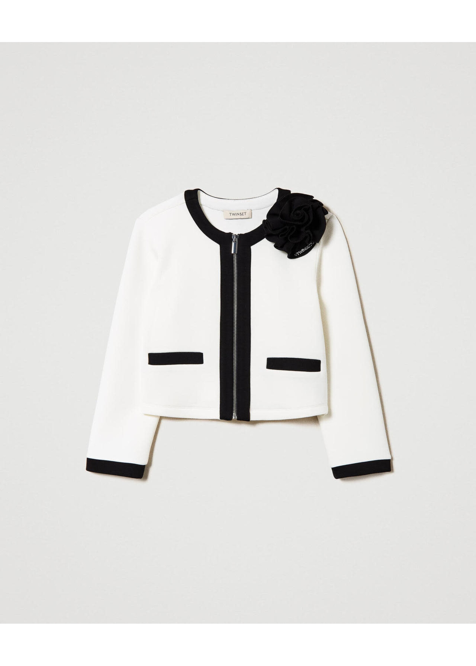 Twinset Twinset GIACCA BIC.NEVE/NERO - 232GJ2170