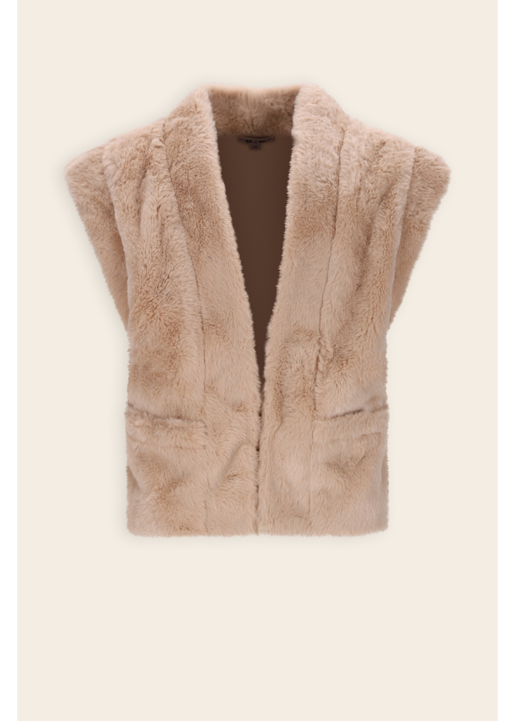 NoNo NoNo Kila Gilet Solid Fur N508-5318 Sand Blush