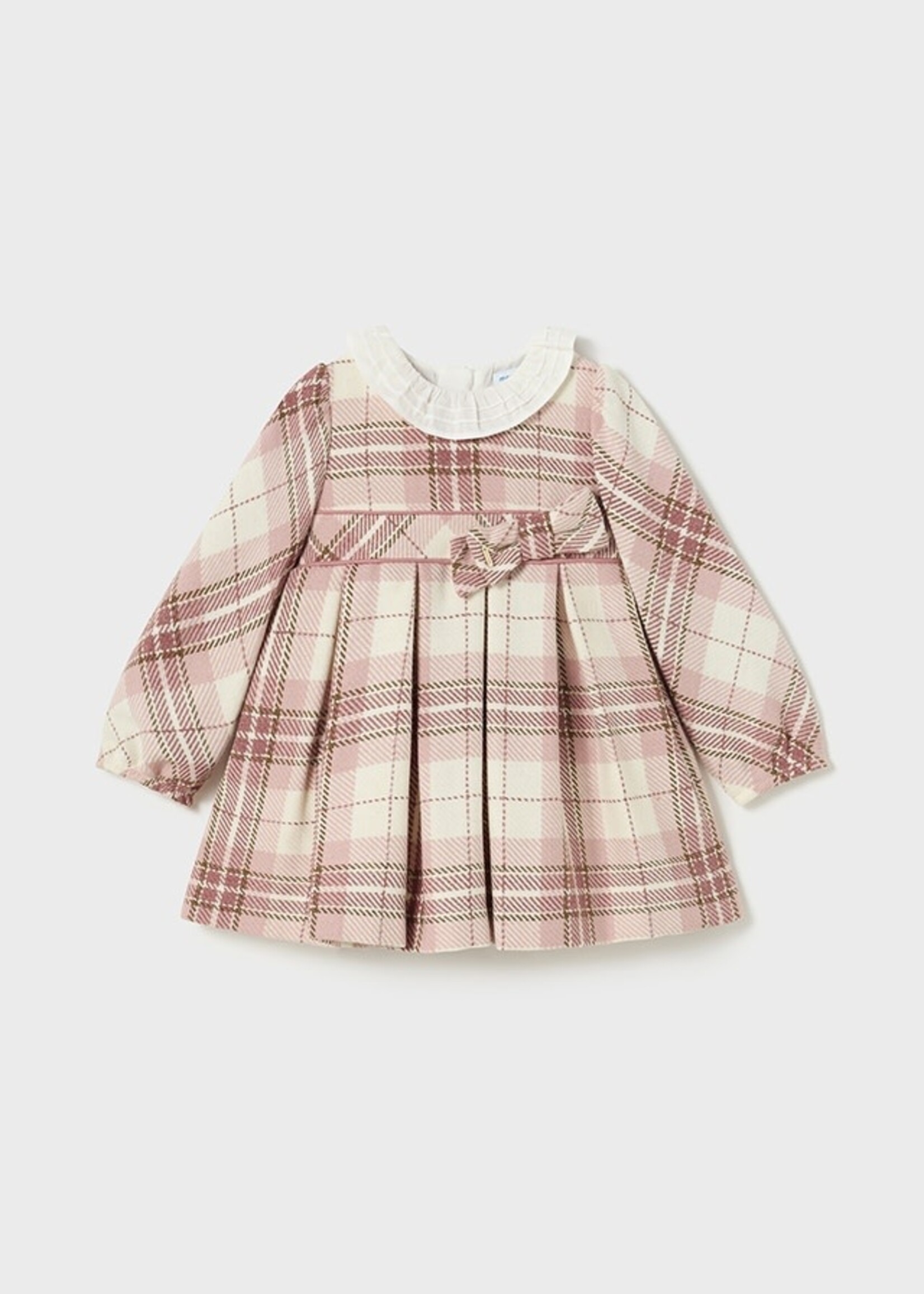 Mayoral Mayoral Plaid dress Blush - 24 02903