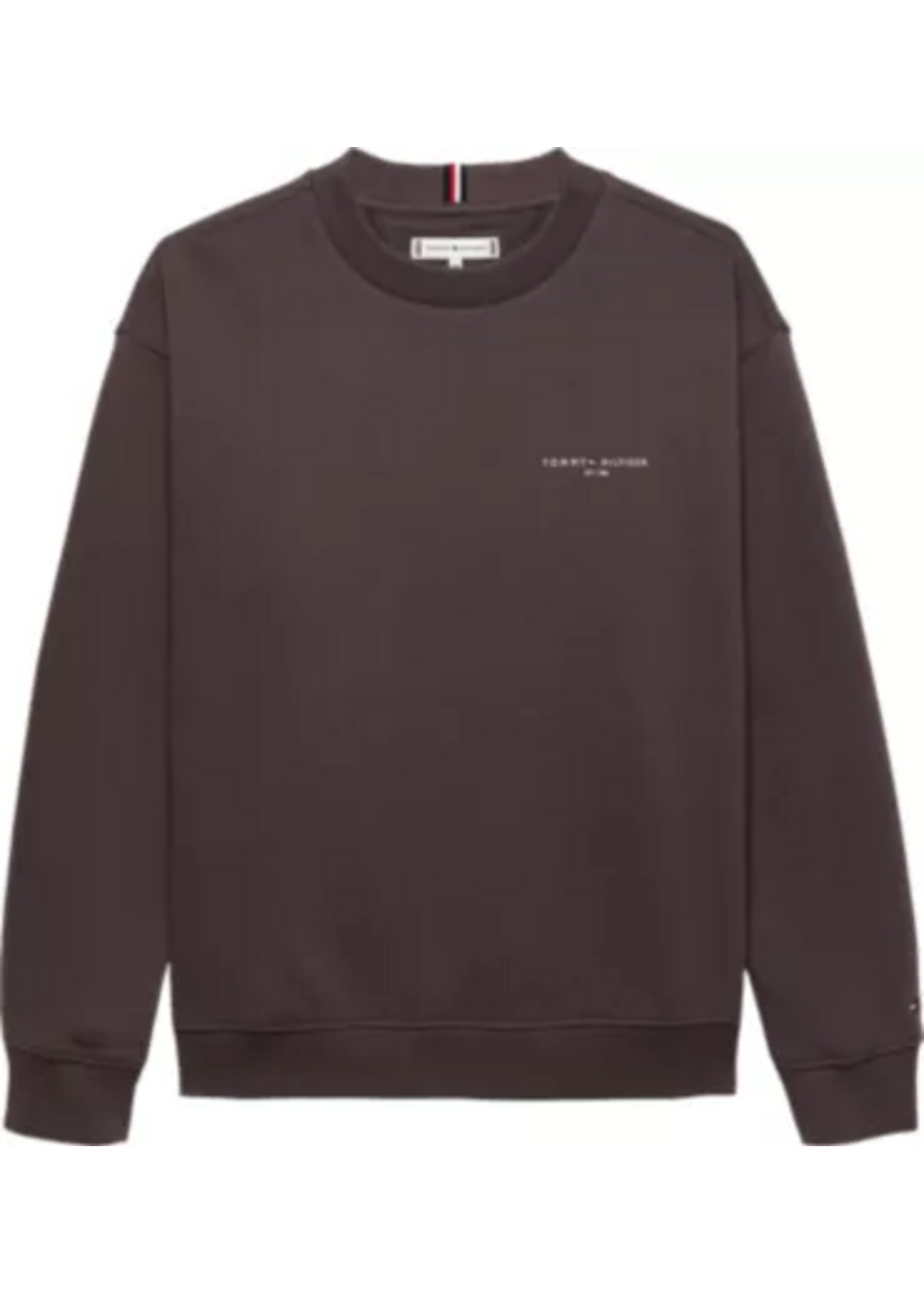 Tommy Hilfiger Tommy Hilfiger MINI CORP C-NECK SWEATSHIRT KS0KS00665GW1 BLACK WALNUT