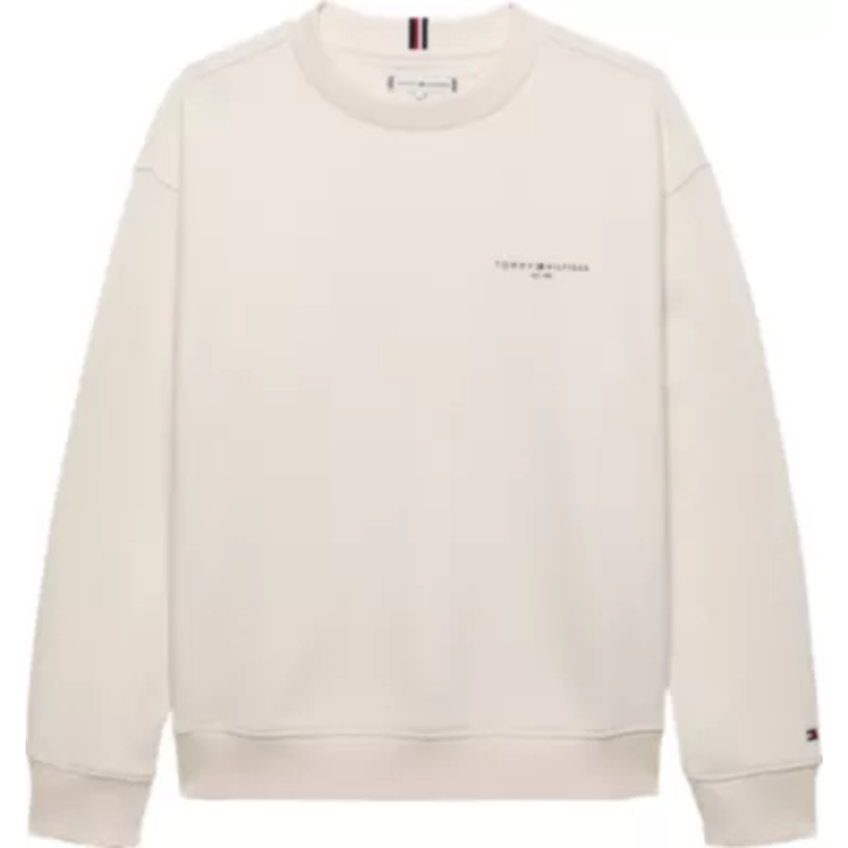 Tommy Hilfiger Tommy Hilfiger MINI CORP C-NECK SWEATSHIRT KS0KS00665YBH ANCIENT WHITE