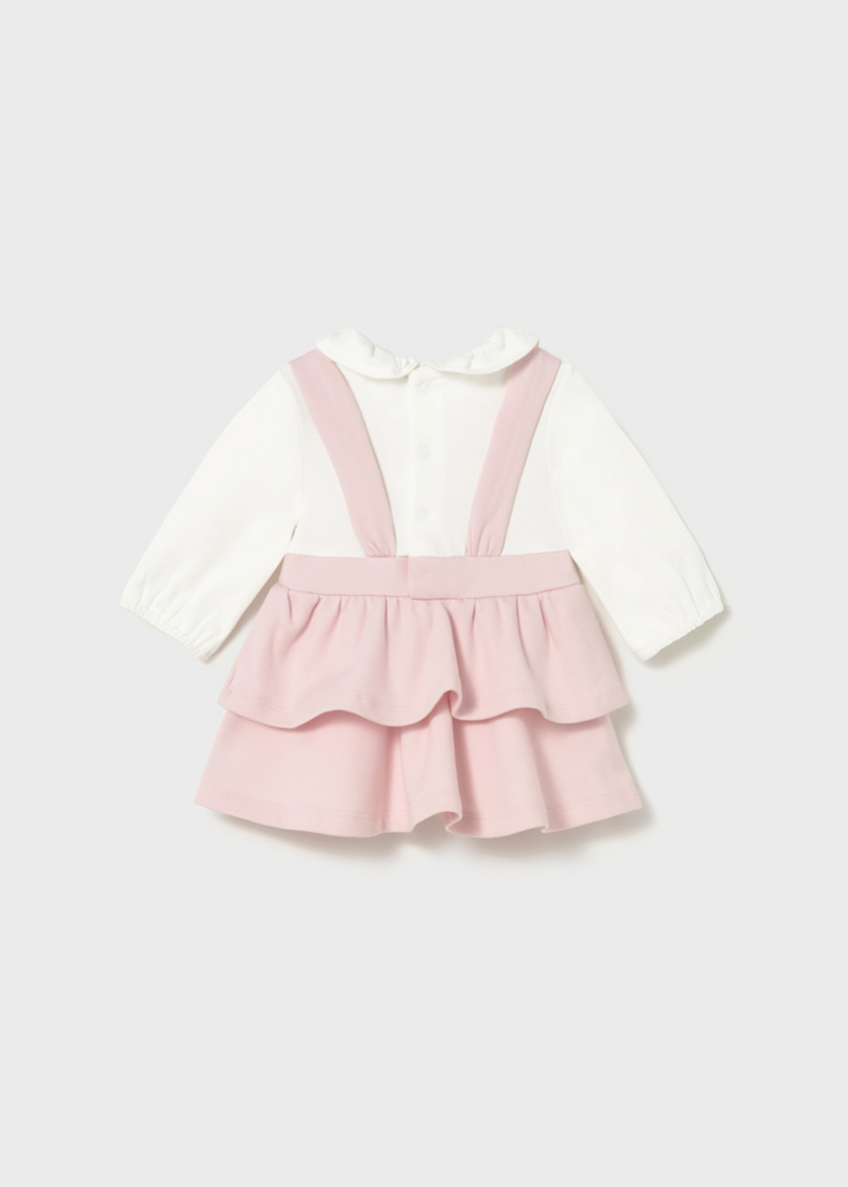 Mayoral Mayoral Dungaree skirt Baby Rose - 25 02801