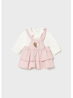 Mayoral Mayoral Dungaree skirt Baby Rose - 25 02801