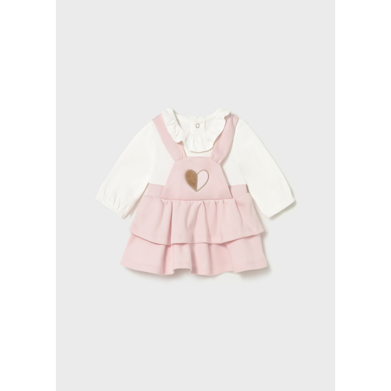 Mayoral Mayoral Dungaree skirt Baby Rose - 25 02801