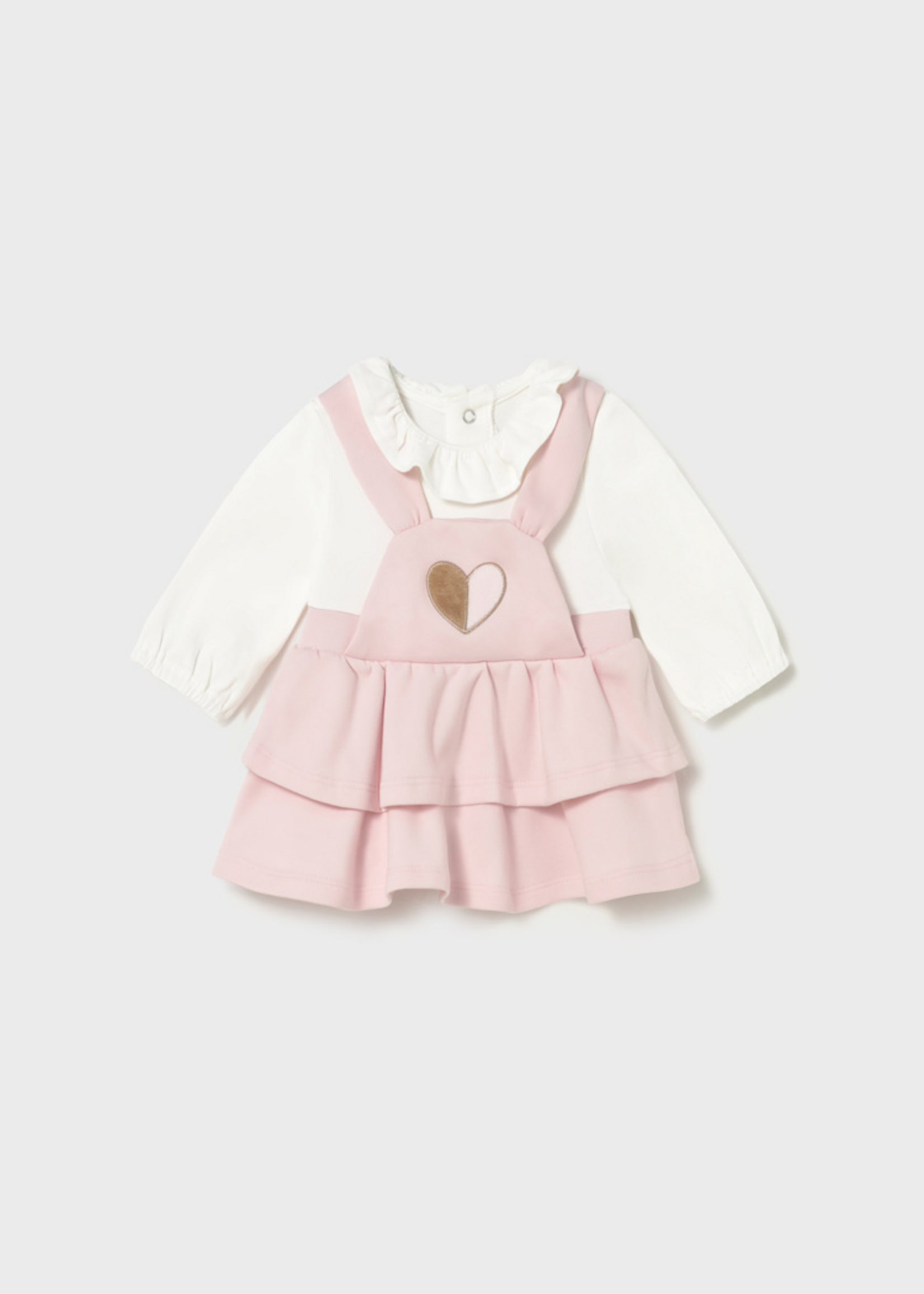 Mayoral Mayoral Dungaree skirt Baby Rose - 25 02801