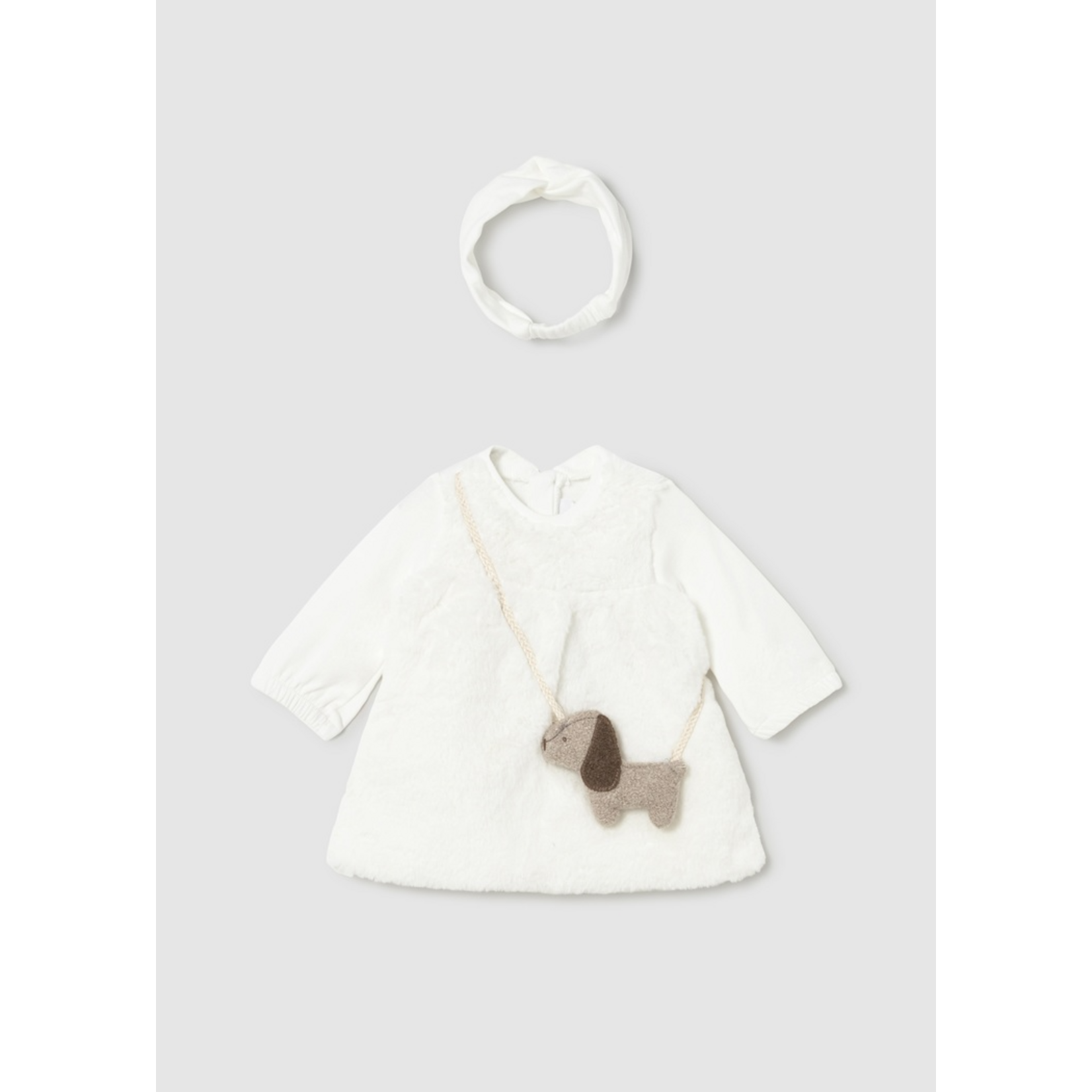 Mayoral Mayoral Dress Natural - 25 02823