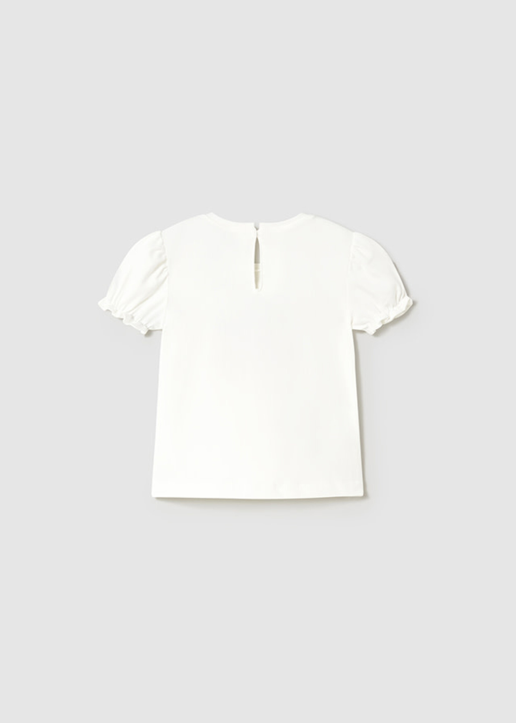 Mayoral Mayoral S/s t-shirt Natur-pink - 25 01041