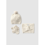 Mayoral Mayoral Hat-scarf set Sand - 25 10019