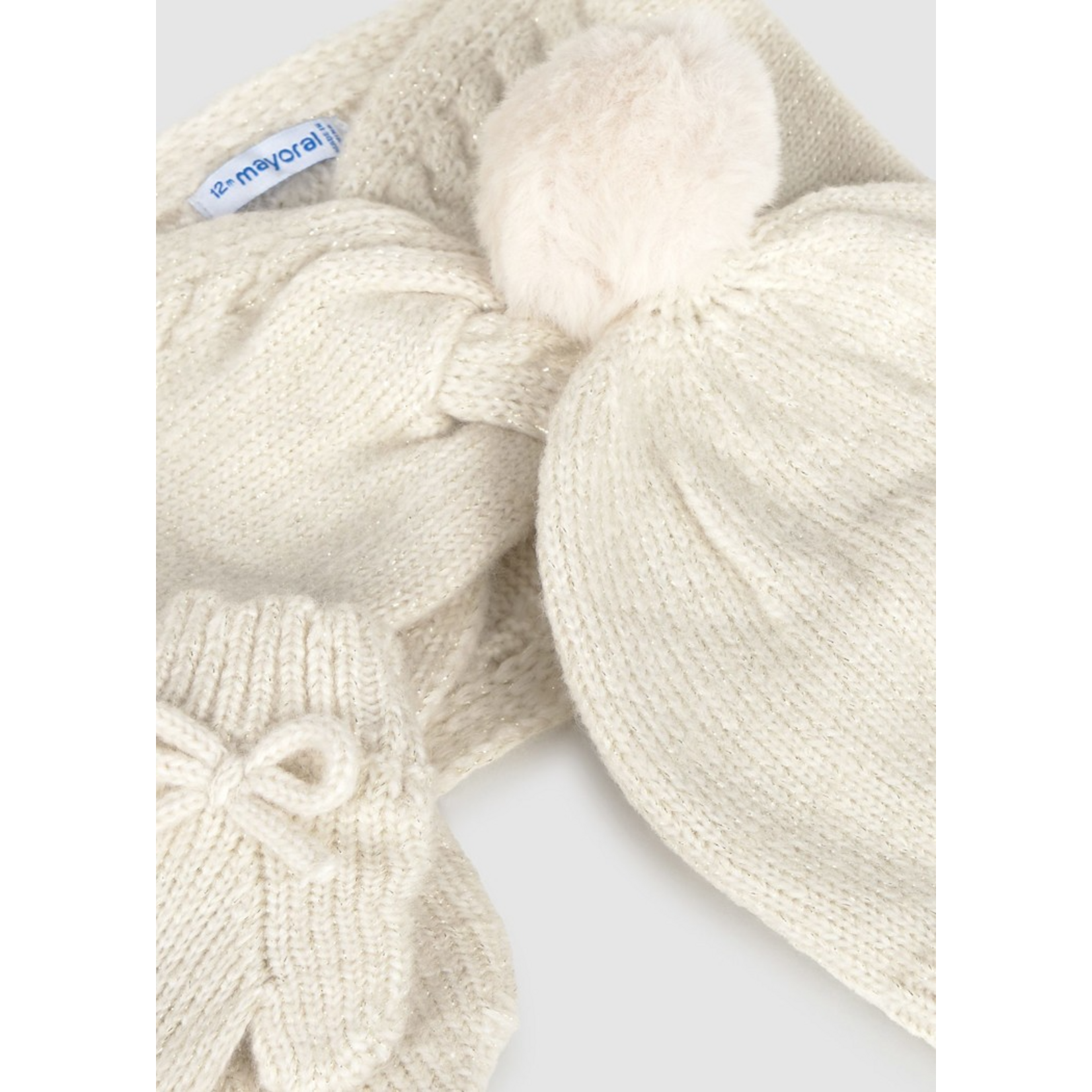 Mayoral Mayoral Hat-scarf set Sand - 25 10019