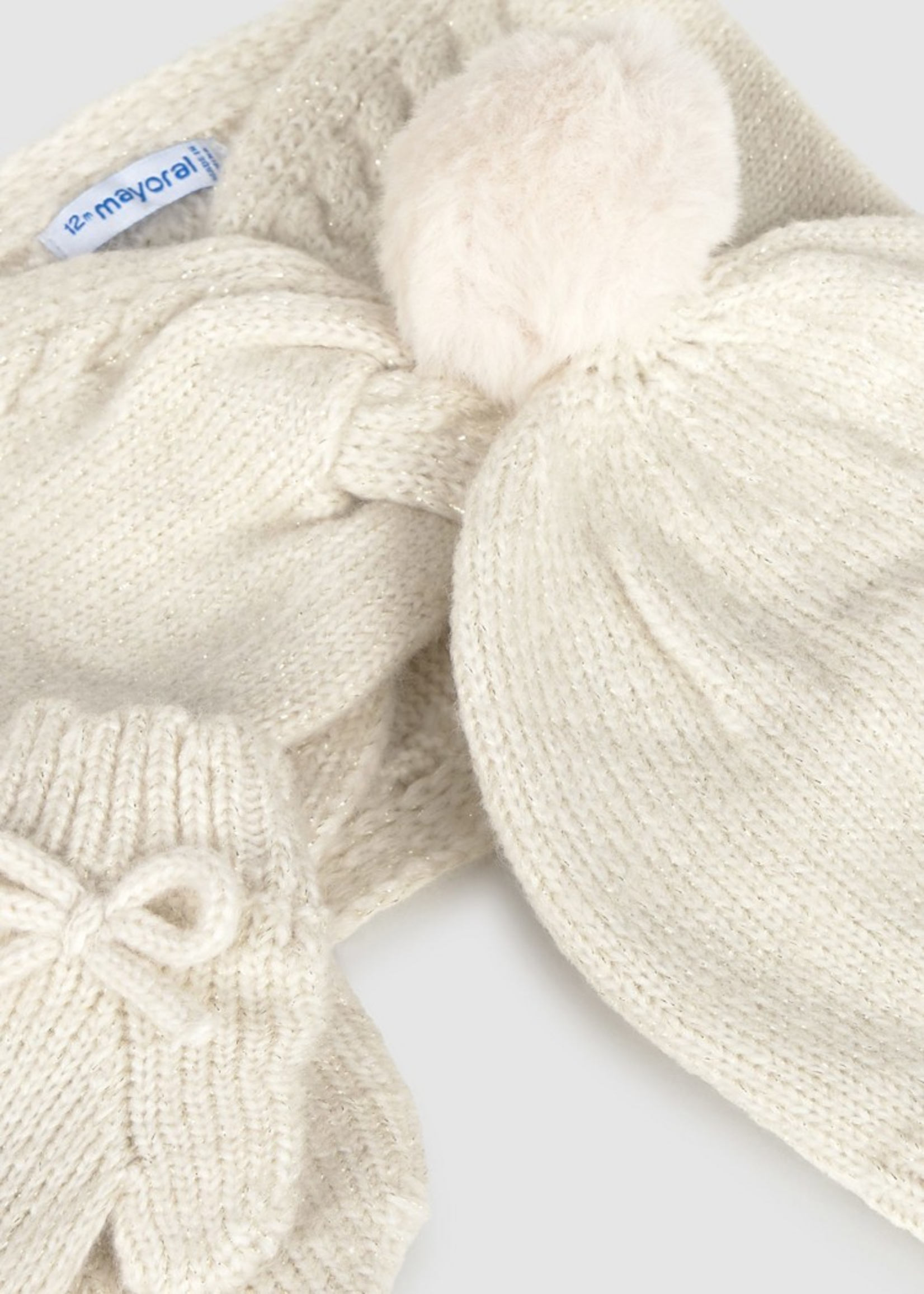 Mayoral Mayoral Hat-scarf set Sand - 25 10019