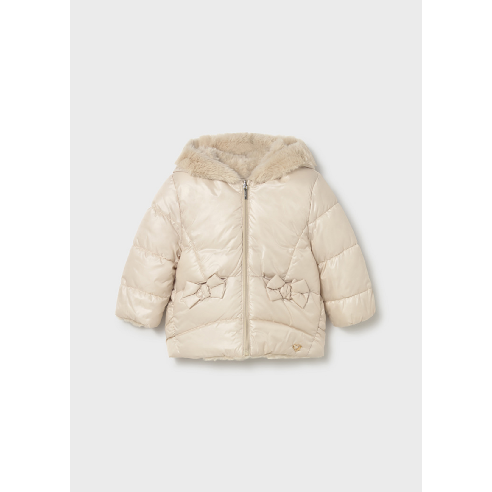 Mayoral Mayoral Reversible faux fur jacket Sand - 25 02435