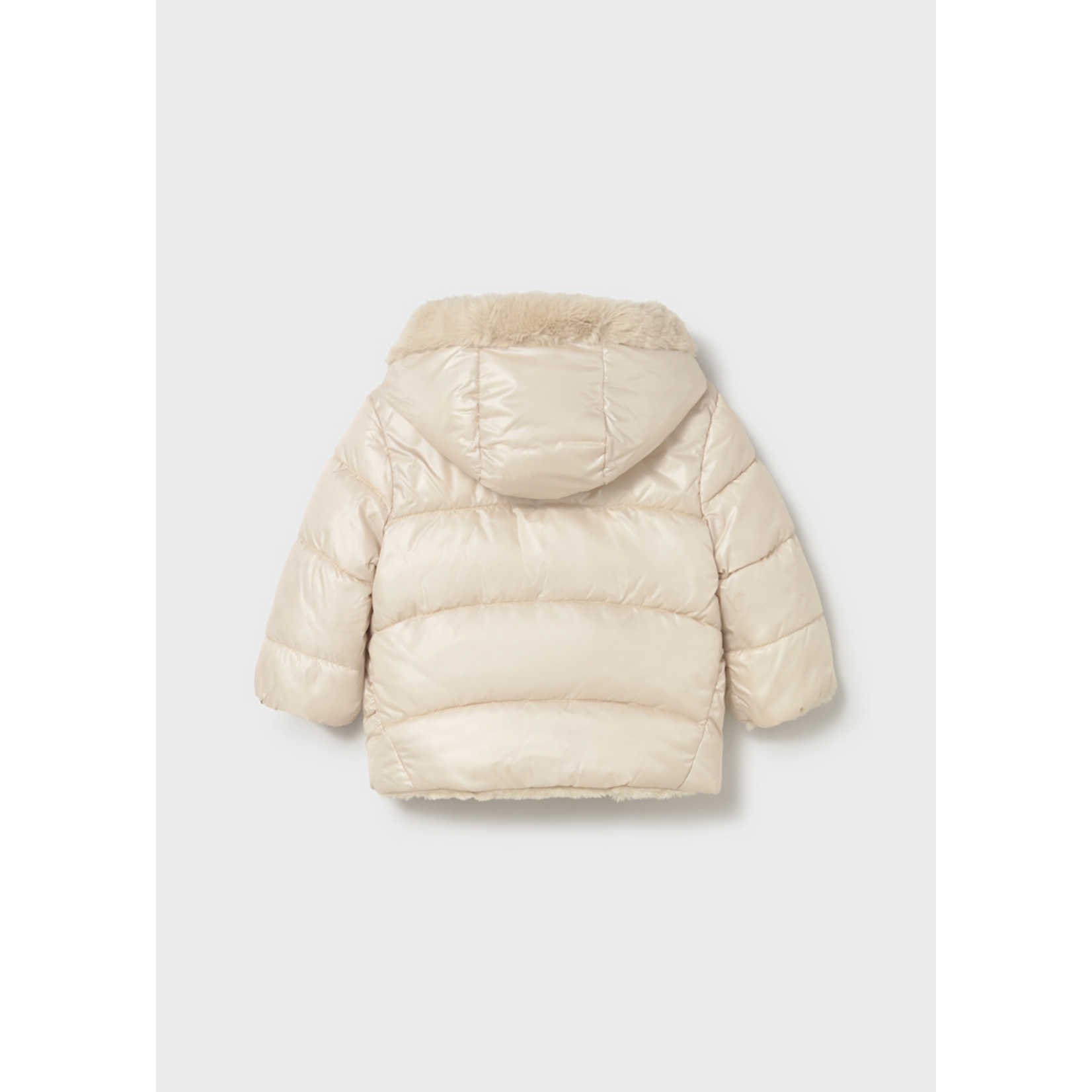 Mayoral Mayoral Reversible faux fur jacket Sand - 25 02435