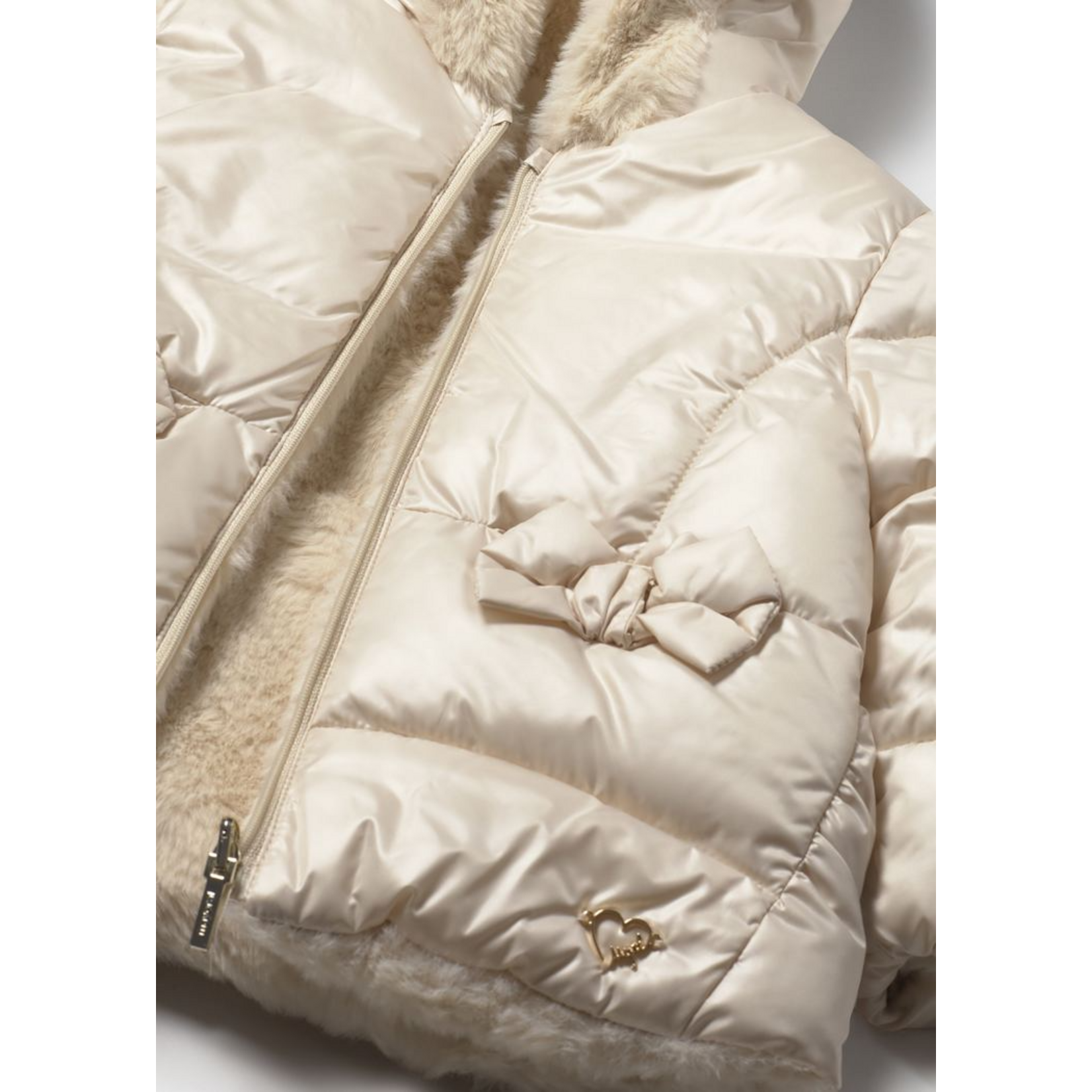 Mayoral Mayoral Reversible faux fur jacket Sand - 25 02435