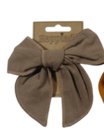Heppiedie  haarknijper linnen beige