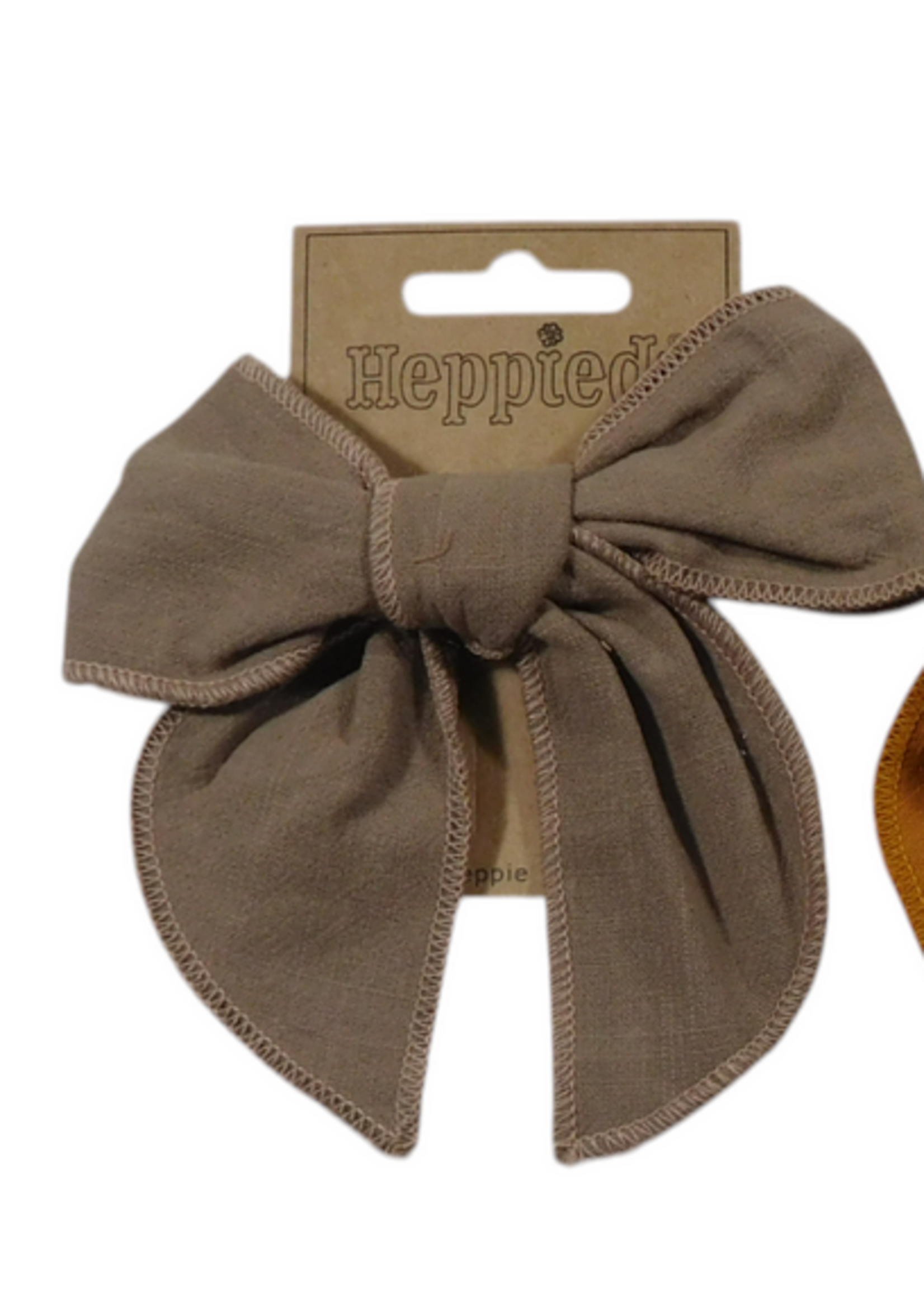 Heppiedie  haarknijper linnen beige