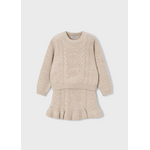 Mayoral Mayoral Tricot skirt set Sesame - 25 04934