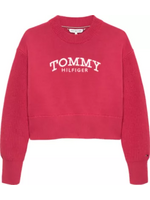 Tommy Hilfiger Tommy Hilfiger TOMMY SWEATER KG0KG08921XI5 VINTAGE CERISE
