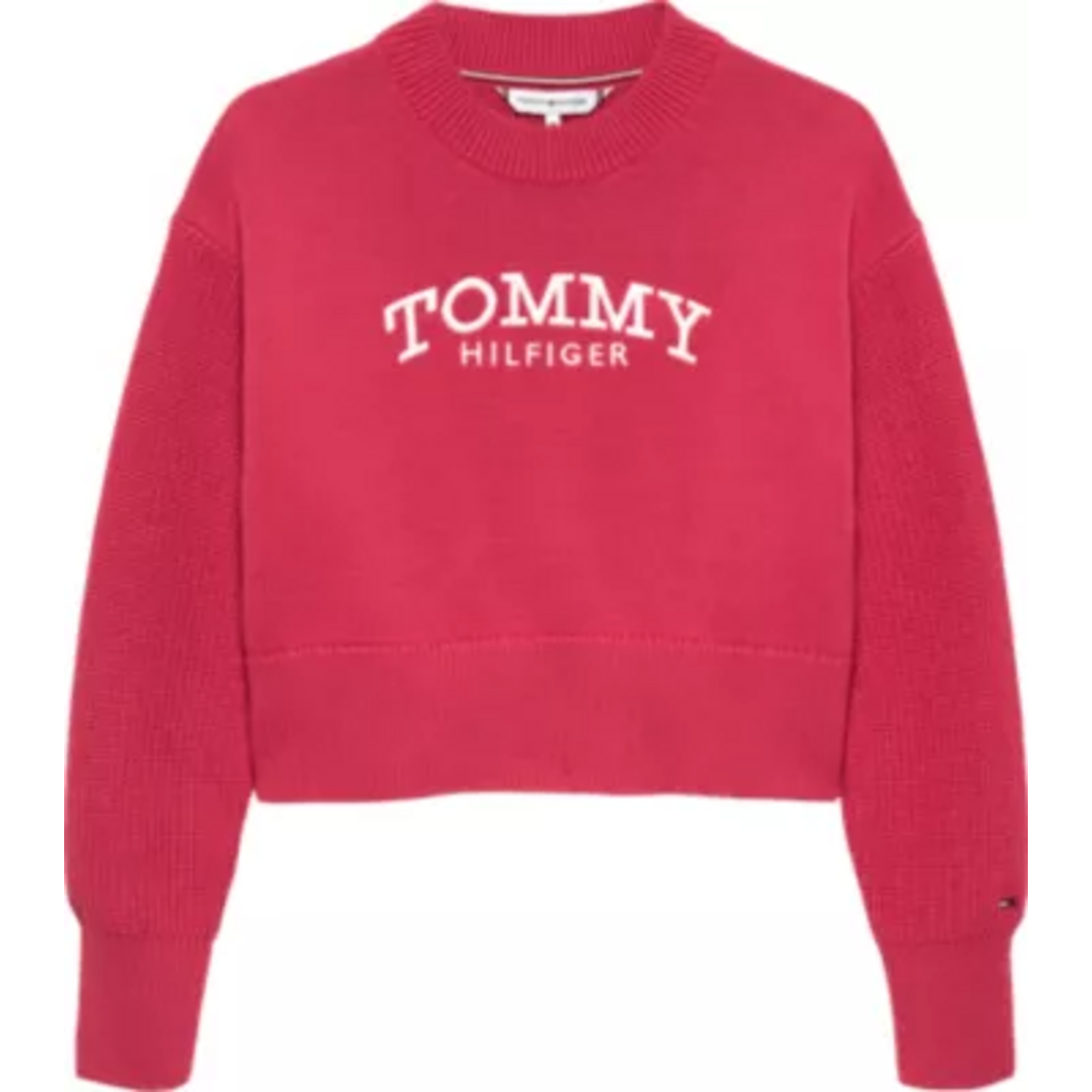 Tommy Hilfiger Tommy Hilfiger TOMMY SWEATER KG0KG08921XI5 VINTAGE CERISE